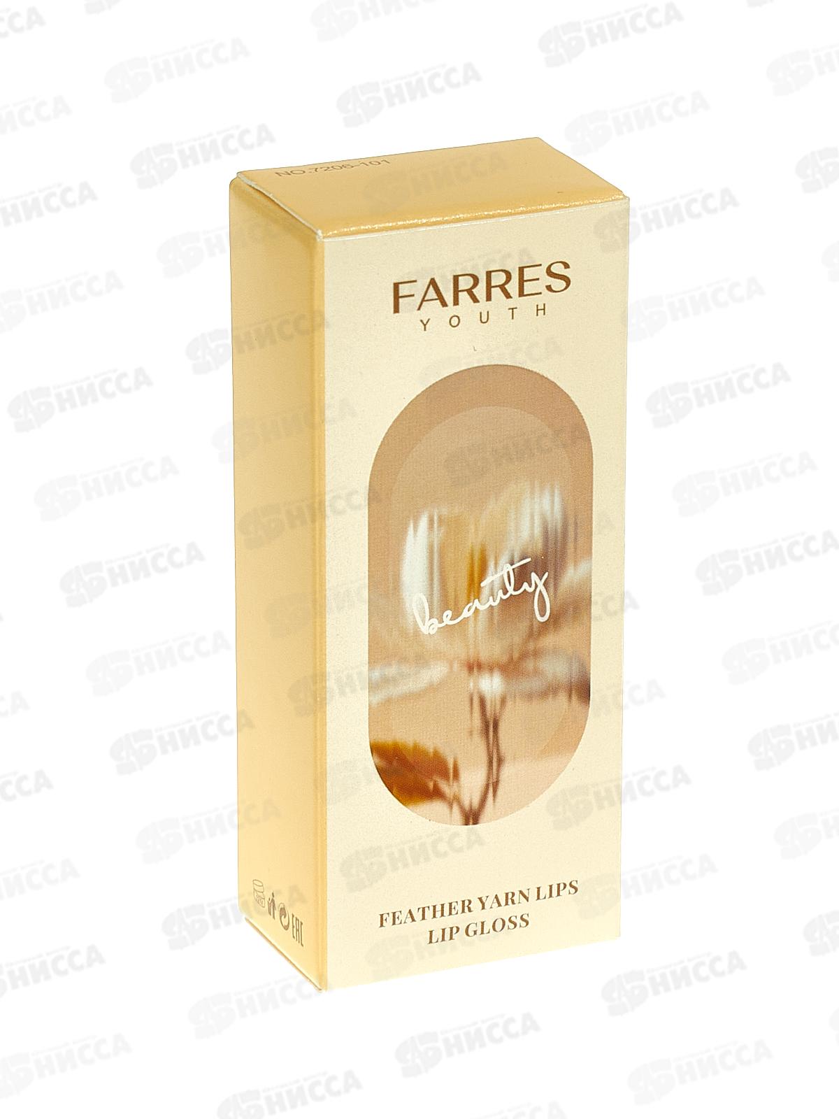 Farres блеск для губ бархатный 7206 -101 роза