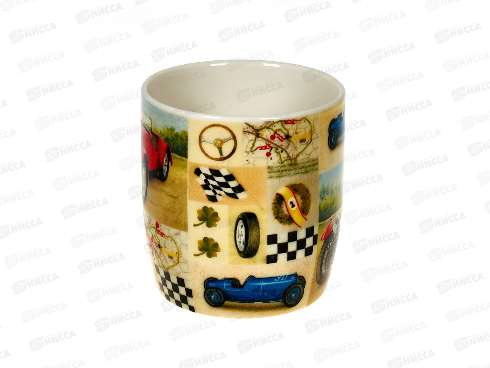 Кружка RBCM Ретро гонки 350мл бочка низкая 164451