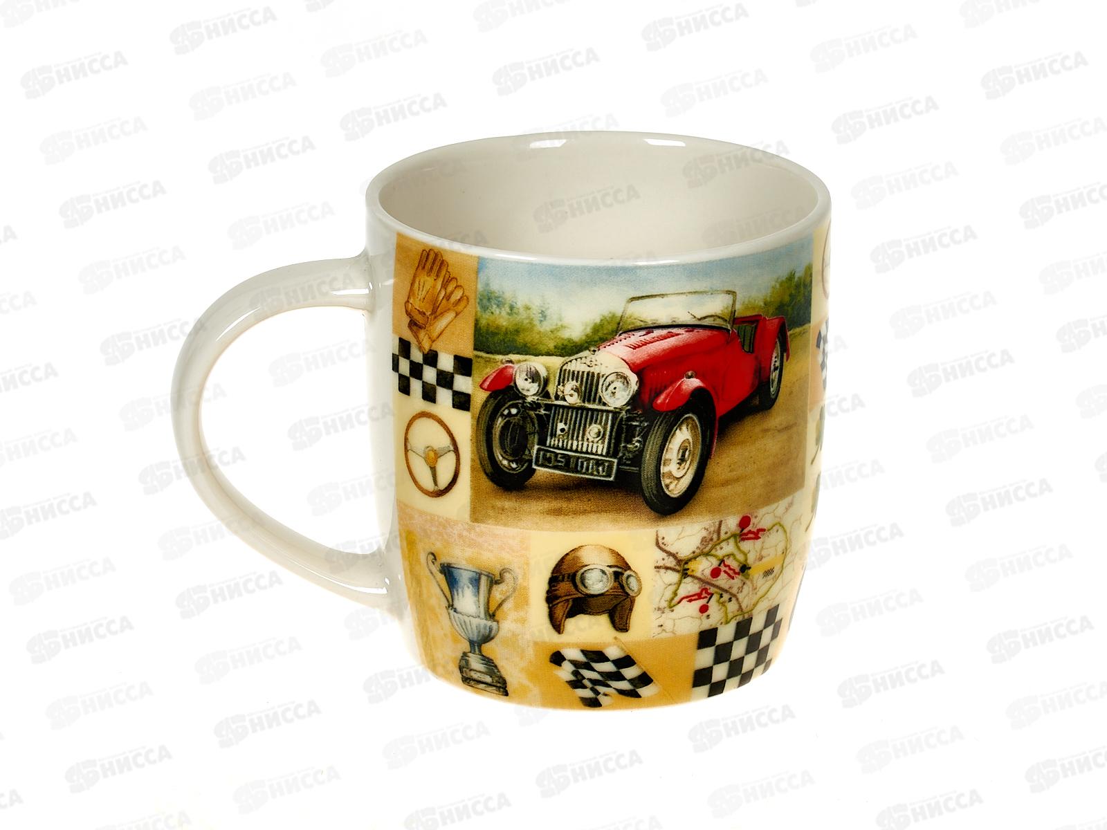 Кружка RBCM Ретро гонки 350мл бочка низкая 164451