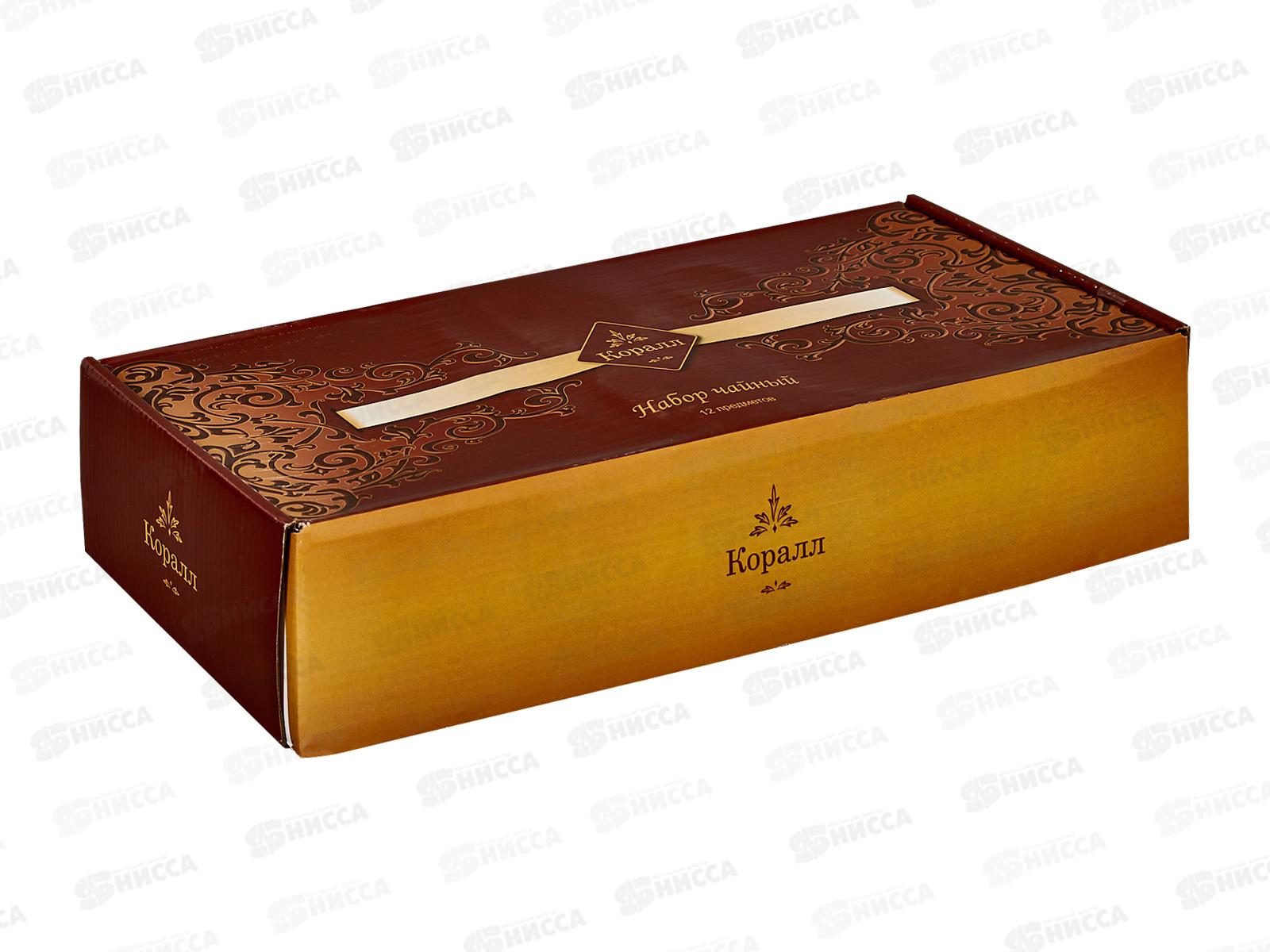 Набор чайный K04G-12C 250мл Снежная 217976 *6/12