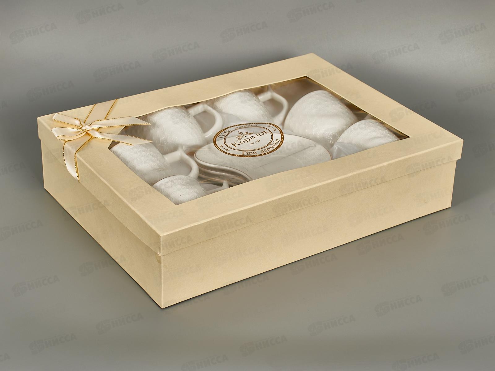 Набор чайный K04G-12G 250мл Снежная 218002 *6/12