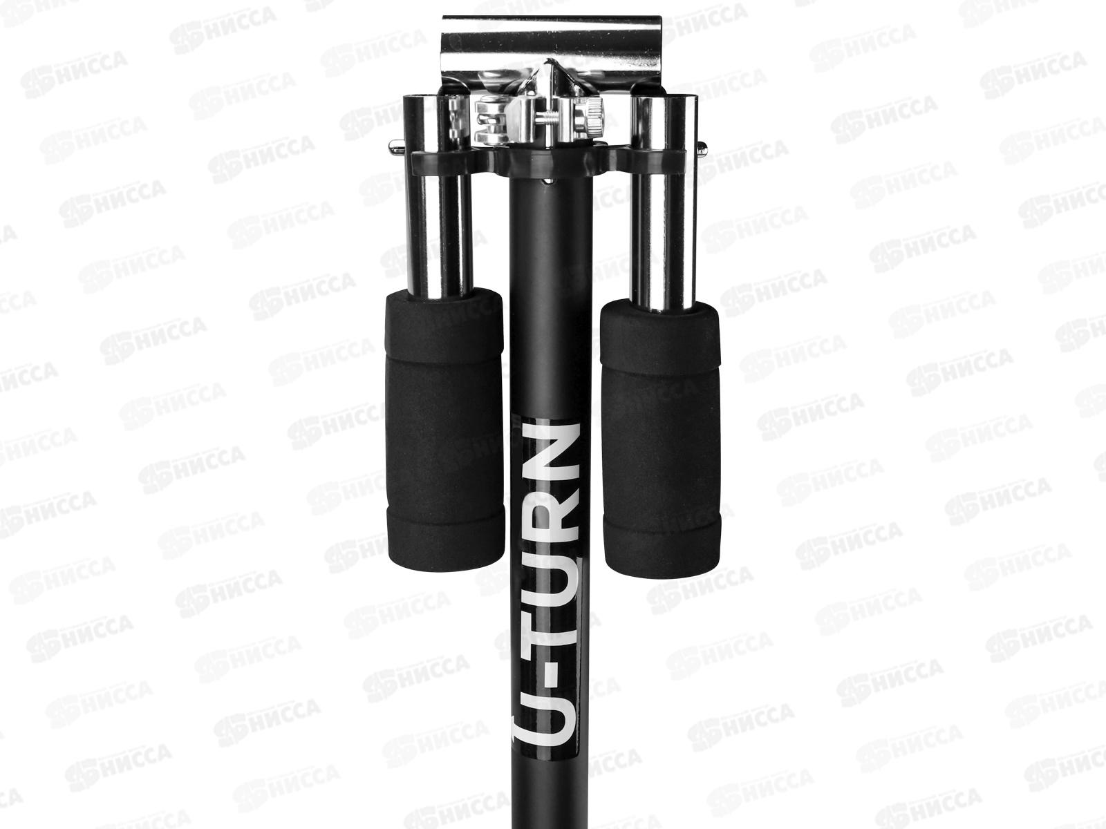 Самокат 2-х колесный RATE (85*34,5*88,5-102,5см, до 80кг) черный, И-3377