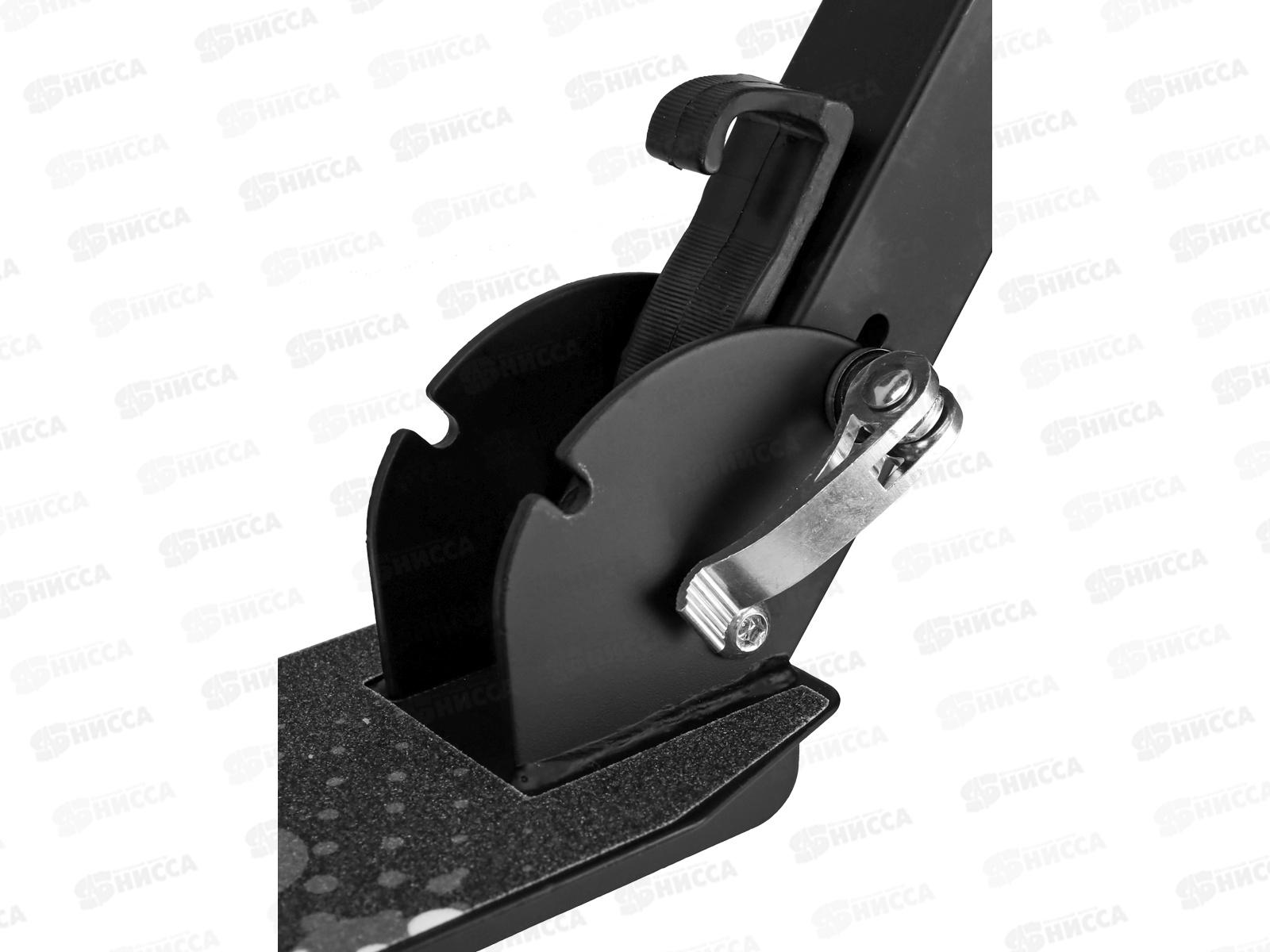 Самокат 2-х колесный RATE (85*34,5*88,5-102,5см, до 80кг) черный, И-3377