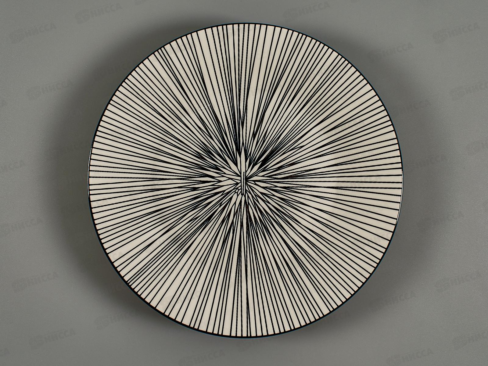 Тарелка обеденная ZXP2401-9FP Line 23см 271561