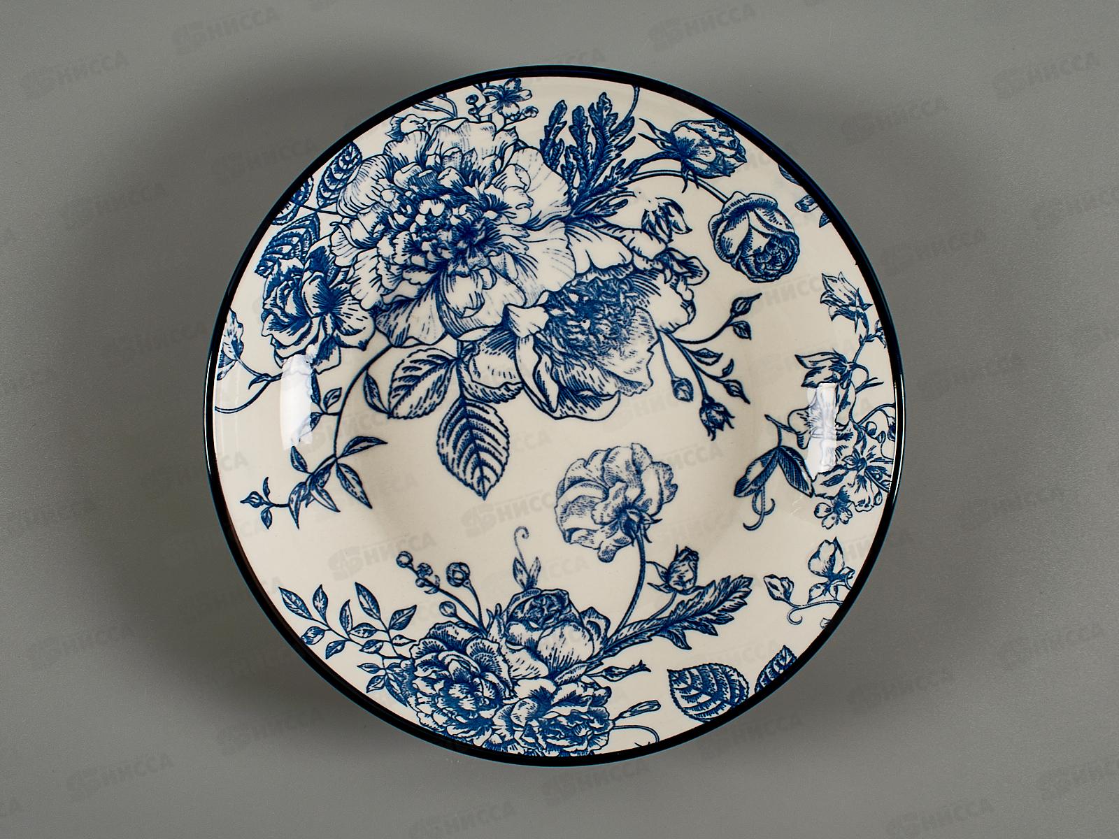 Тарелка суповая YX2401-SP80 20см Blue posy 277809