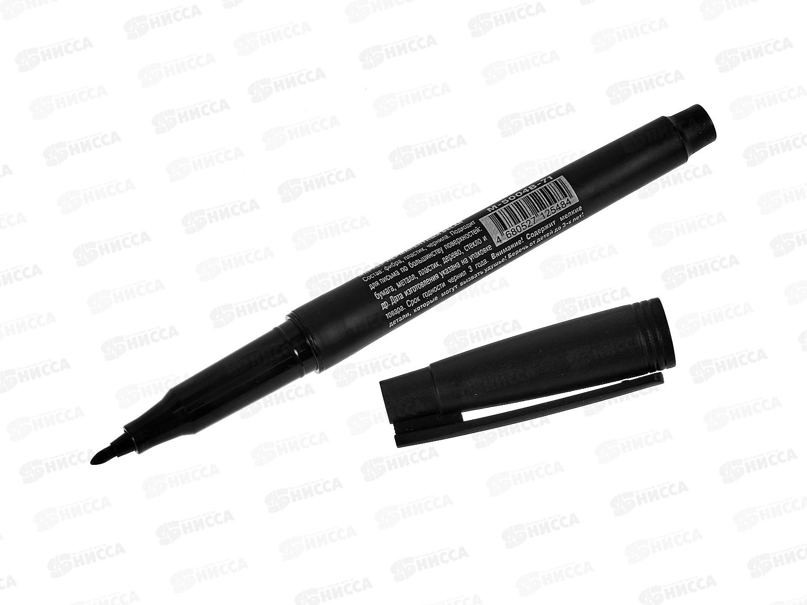 Маркер MAZARI Belar перм. черный, 1,5мм, M-5004B-71 *12/144/864