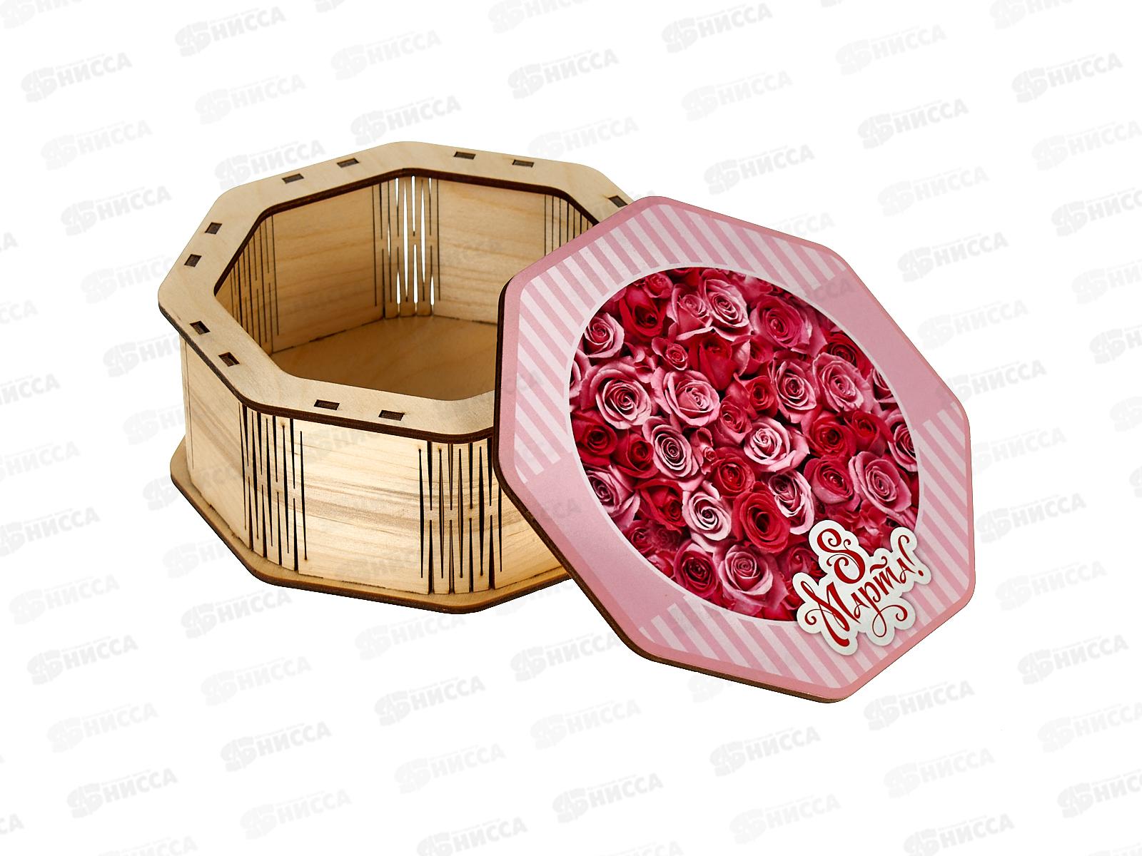 Шкатулка 8Марта средняя 8м-ш2-020
