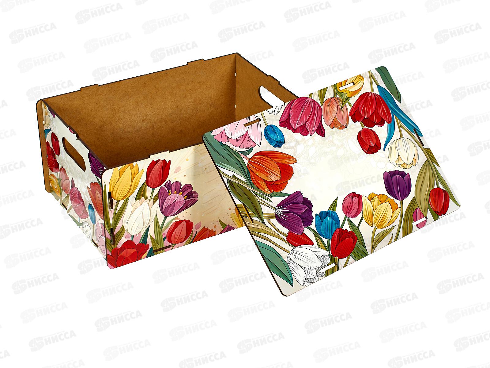 Шкатулка 8Марта коробка большая 8м-кор-004