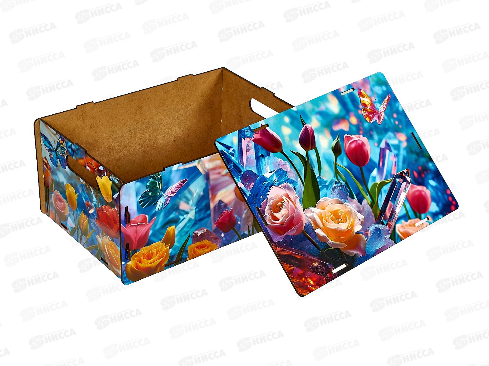 Шкатулка 8Марта коробка большая 8м-кор-005