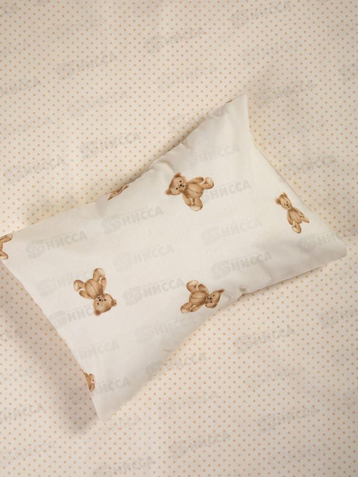 Комплект постельного белья детский бязь НН Тедди 10480-1+10488-1 бэби 40*60 1 стандарт