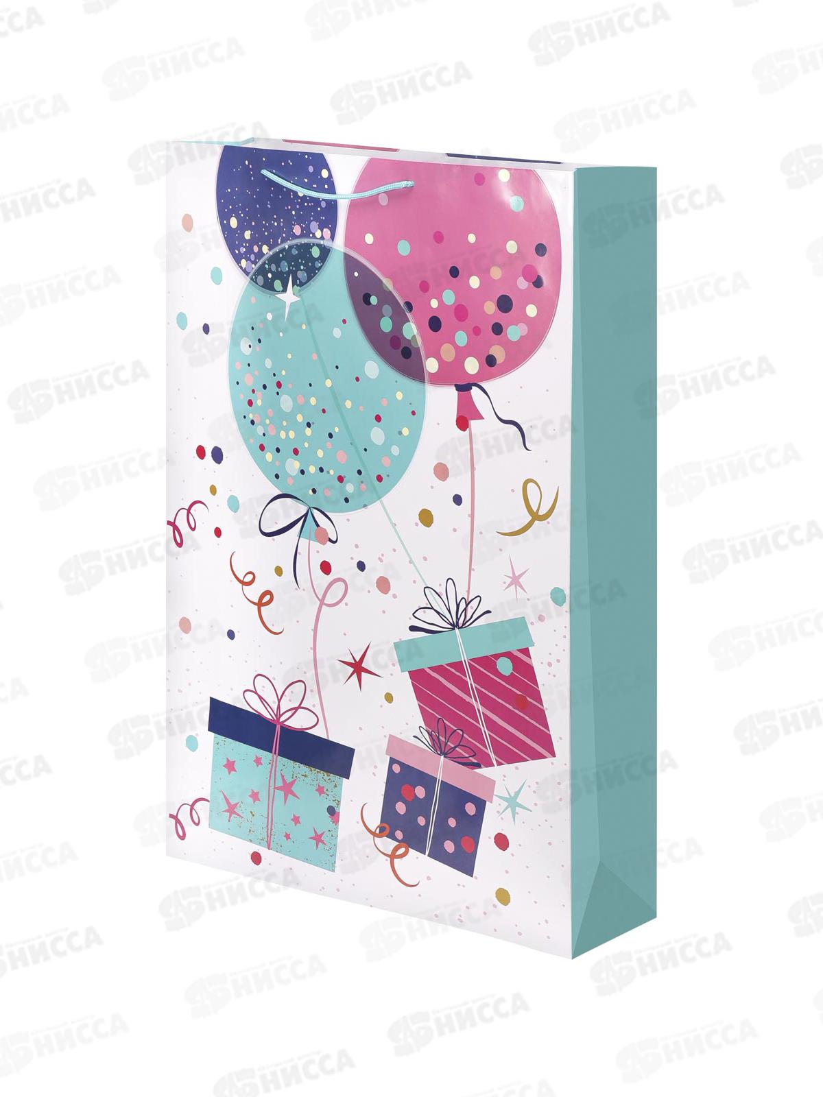 Пакет подарочный MI 50х72х16см Шары, ПКП-9141 *12