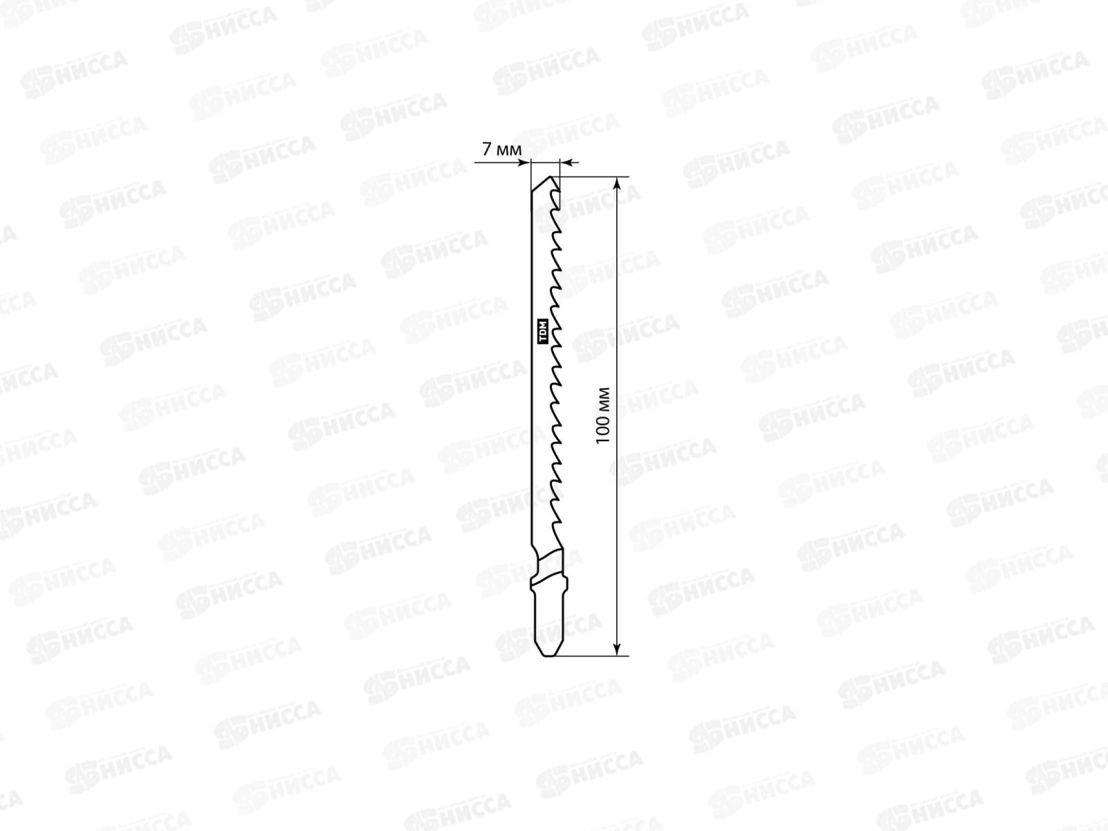 Пилки для электрического лобзика по дереву HCS 75*4.0мм криволинейн рез  0207