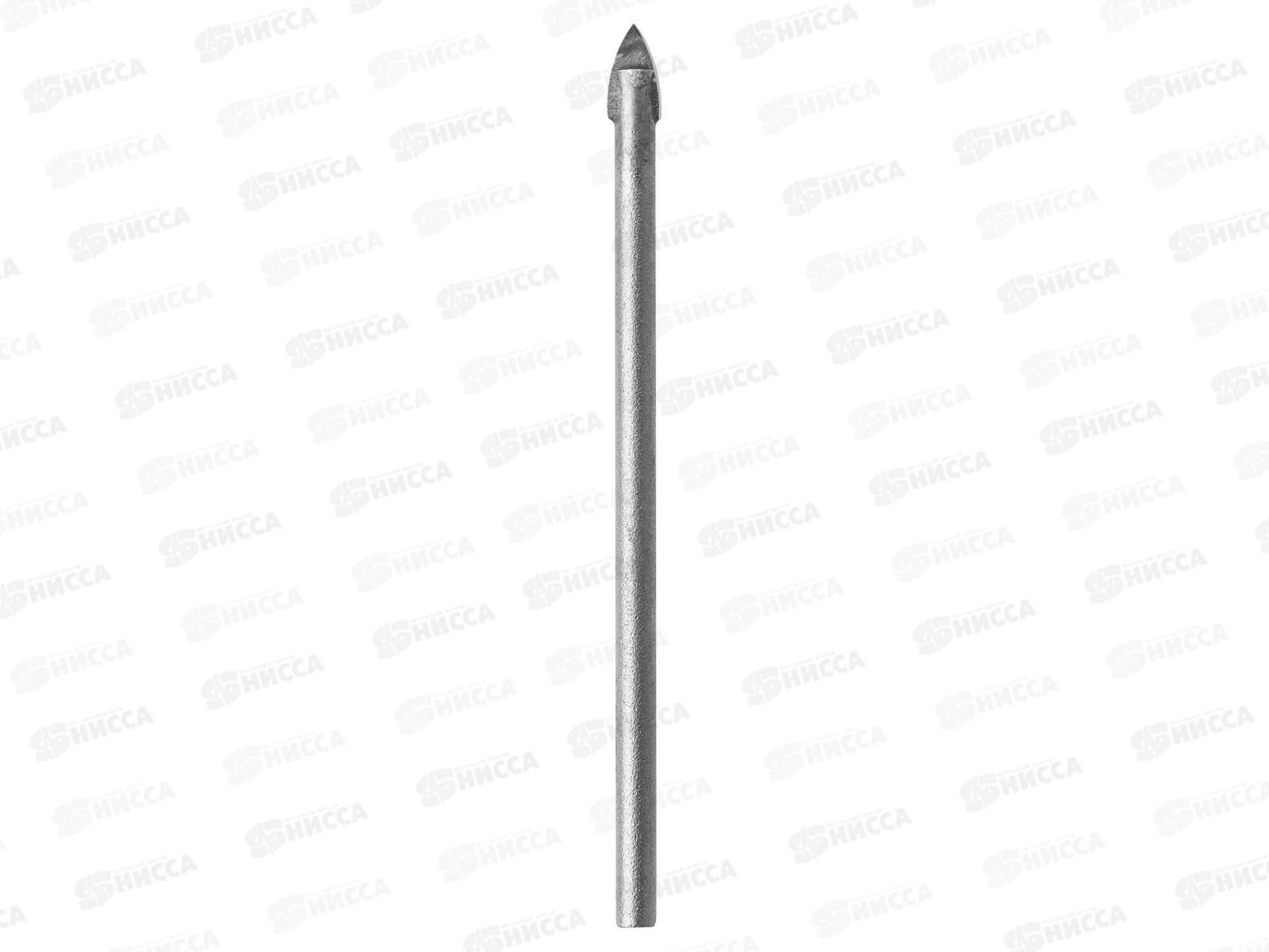 Сверло по стеклу и керамике 4*70мм 2режима лезвия цилиндрическое 0104