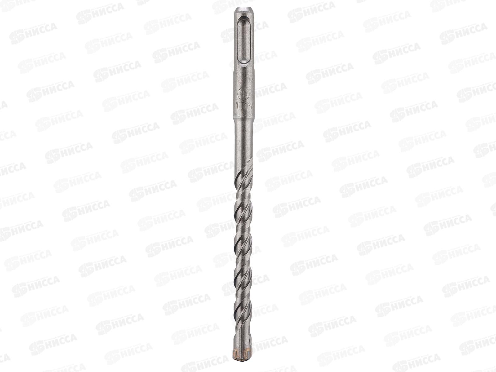 Бур по бетону, 10*160*100мм, SDS-Plus, 4 резца, 0207