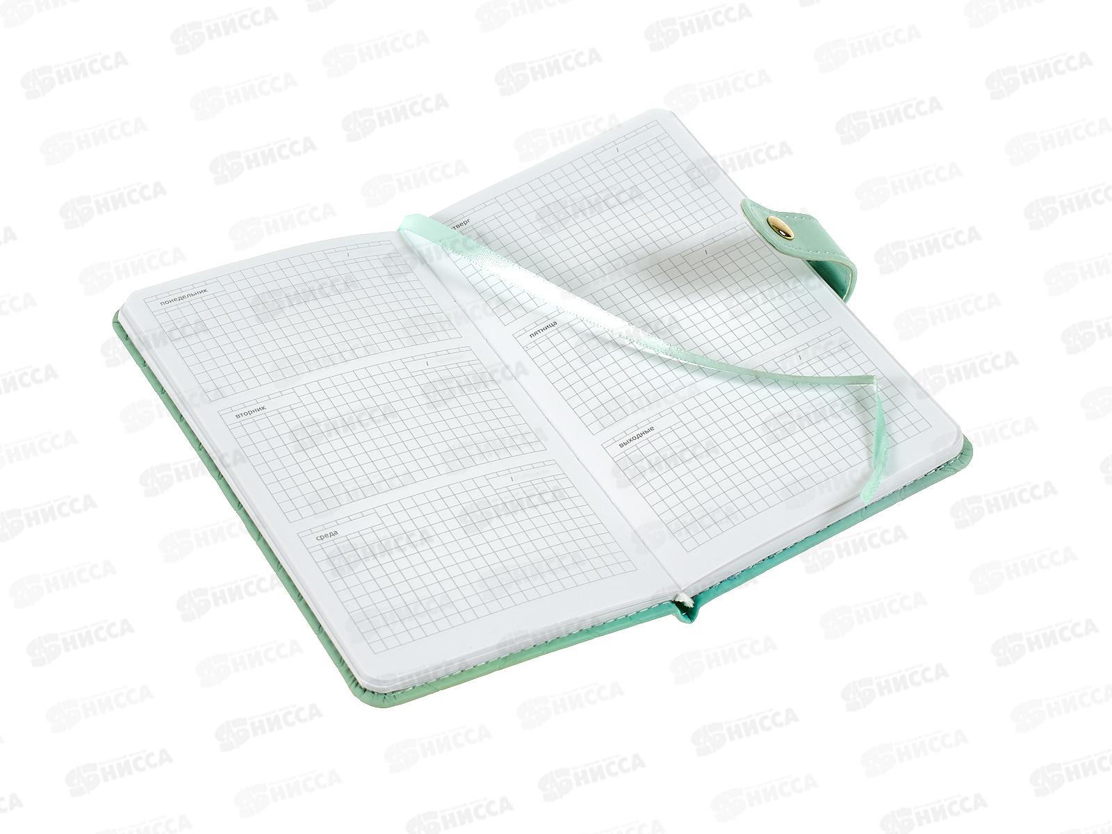 Планинг deVENTE карманный Elizabeth 100*170мм иск.кожа мятный 2239563