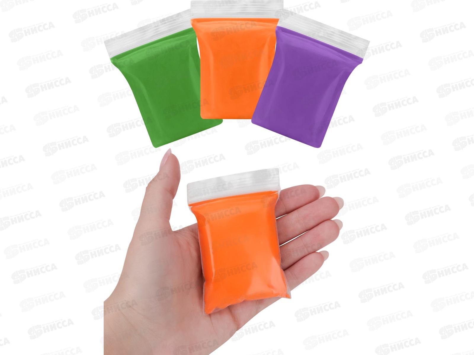 Масса для лепки. Легкий пластилин, 60цв, 3 стека, 6 пак. с блёстками, глазки, НД-1808 *30