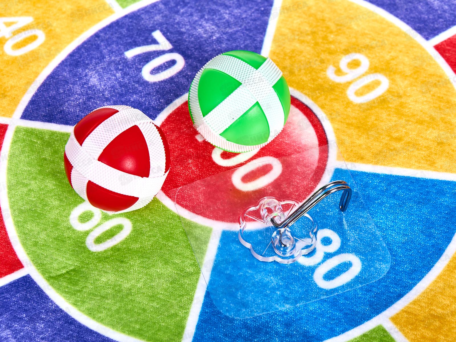 Дартс №268-26 с пластиковыми дротиками на липучке, пакет 39*1*36