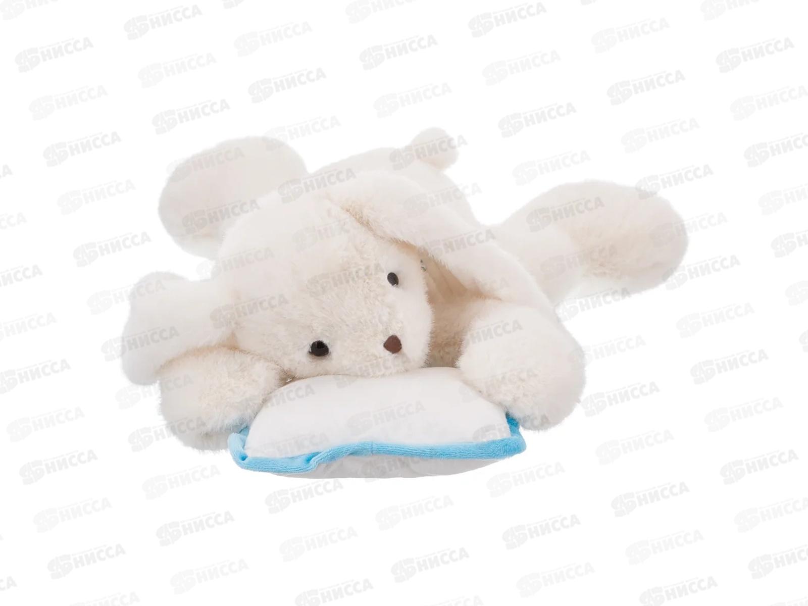 Игрушка ТМ &quotRelana&quot Зайка лежебока с подушкой, 30см, RL24037-30