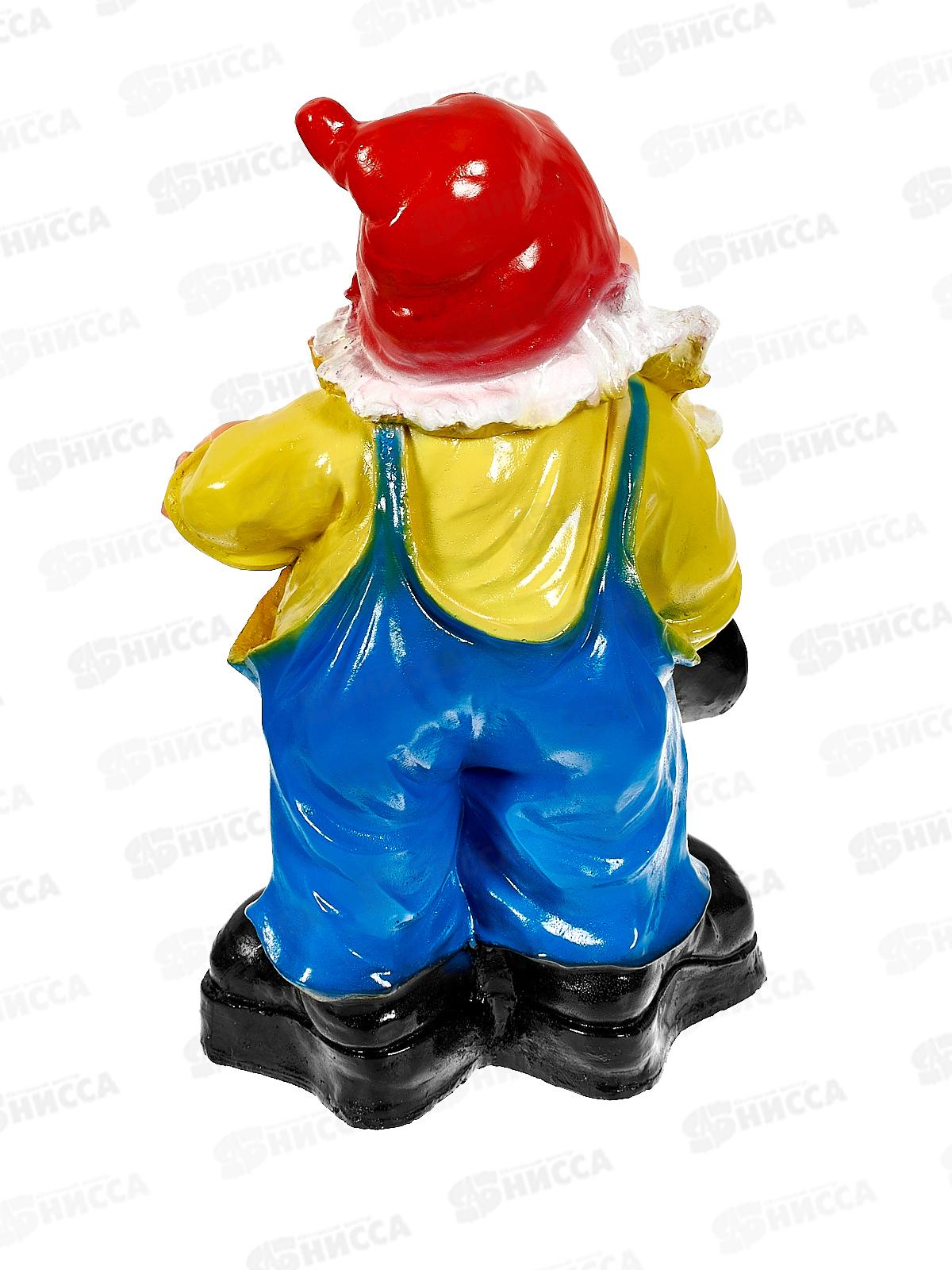 Фигура садовая из гипса &quotГном с лопатой&quot (410*260мм) арт.44