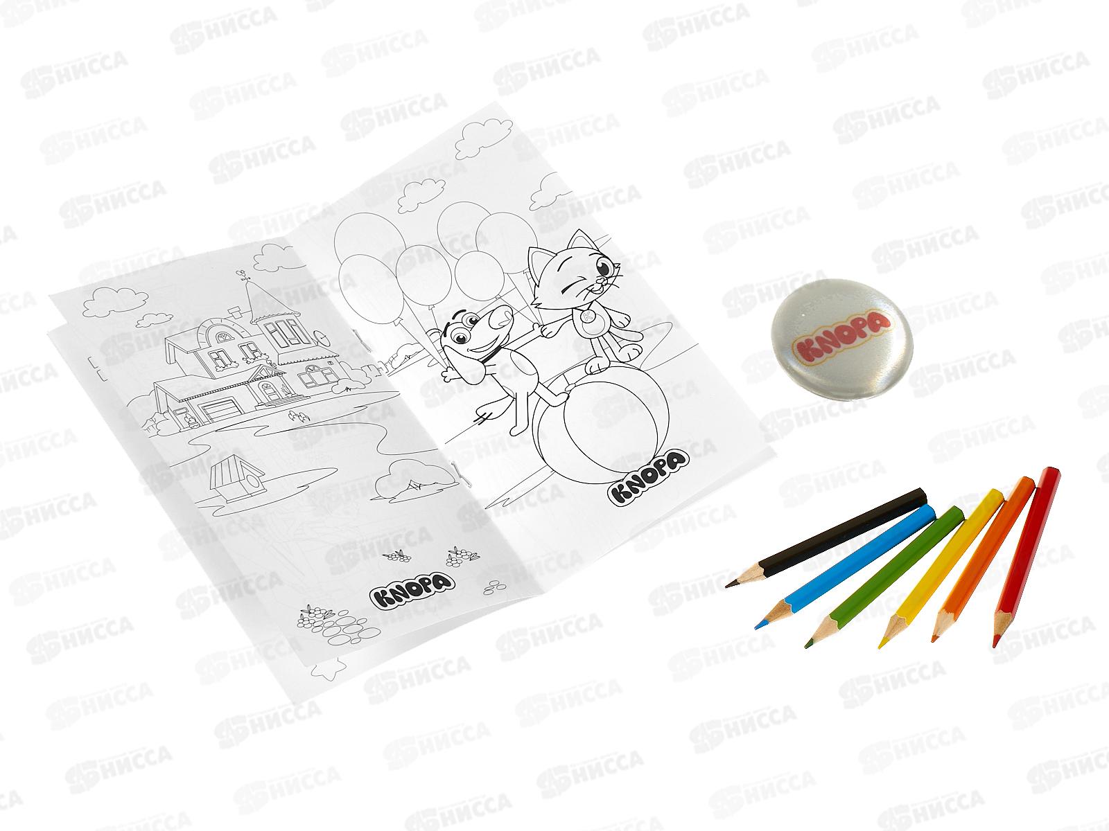 Набор-сюрприз с мягкой игрушкой. 58-1234 Кнопа  *4