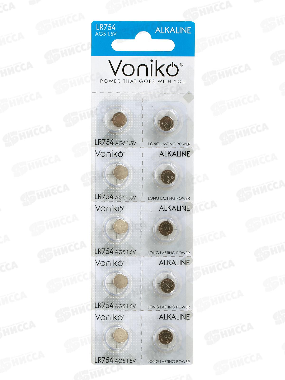 Батарейка VONIKO AG5, 1.5В *10/200/3200