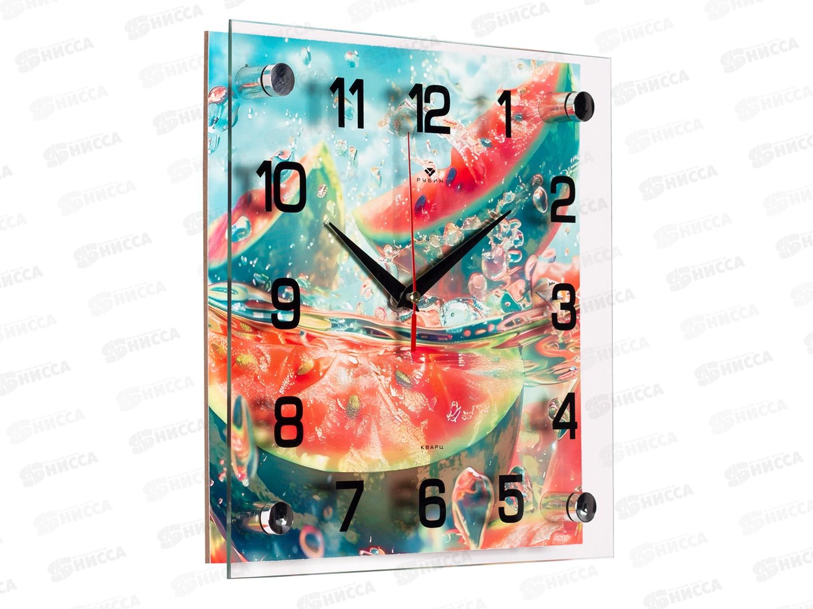 Часы настенные &quot21 Век&quot 2525-052 Сочные арбузы Рубин