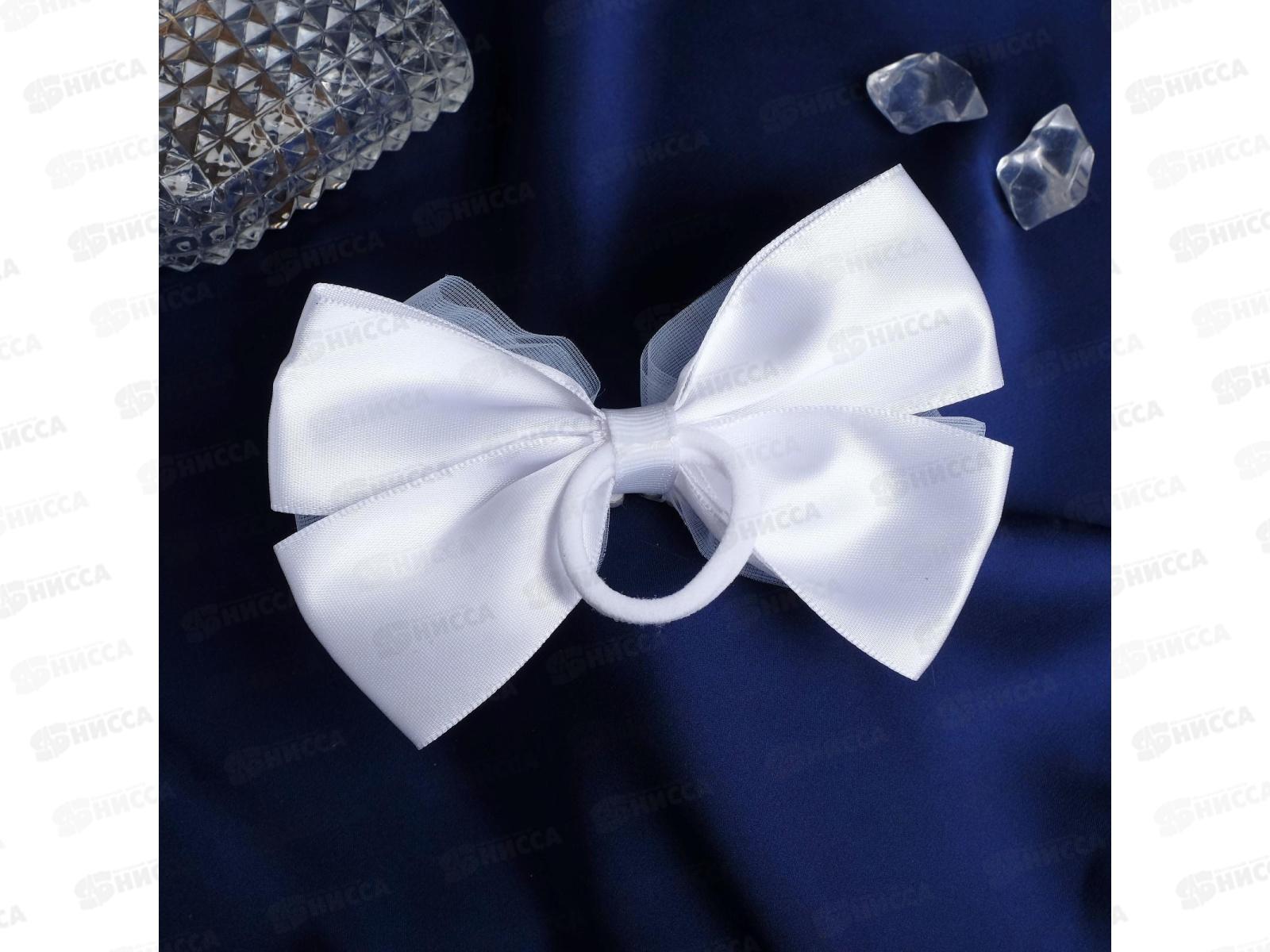 Резинка  д/в &quotШкольница&quot бусинки 11*8см белый 5065266