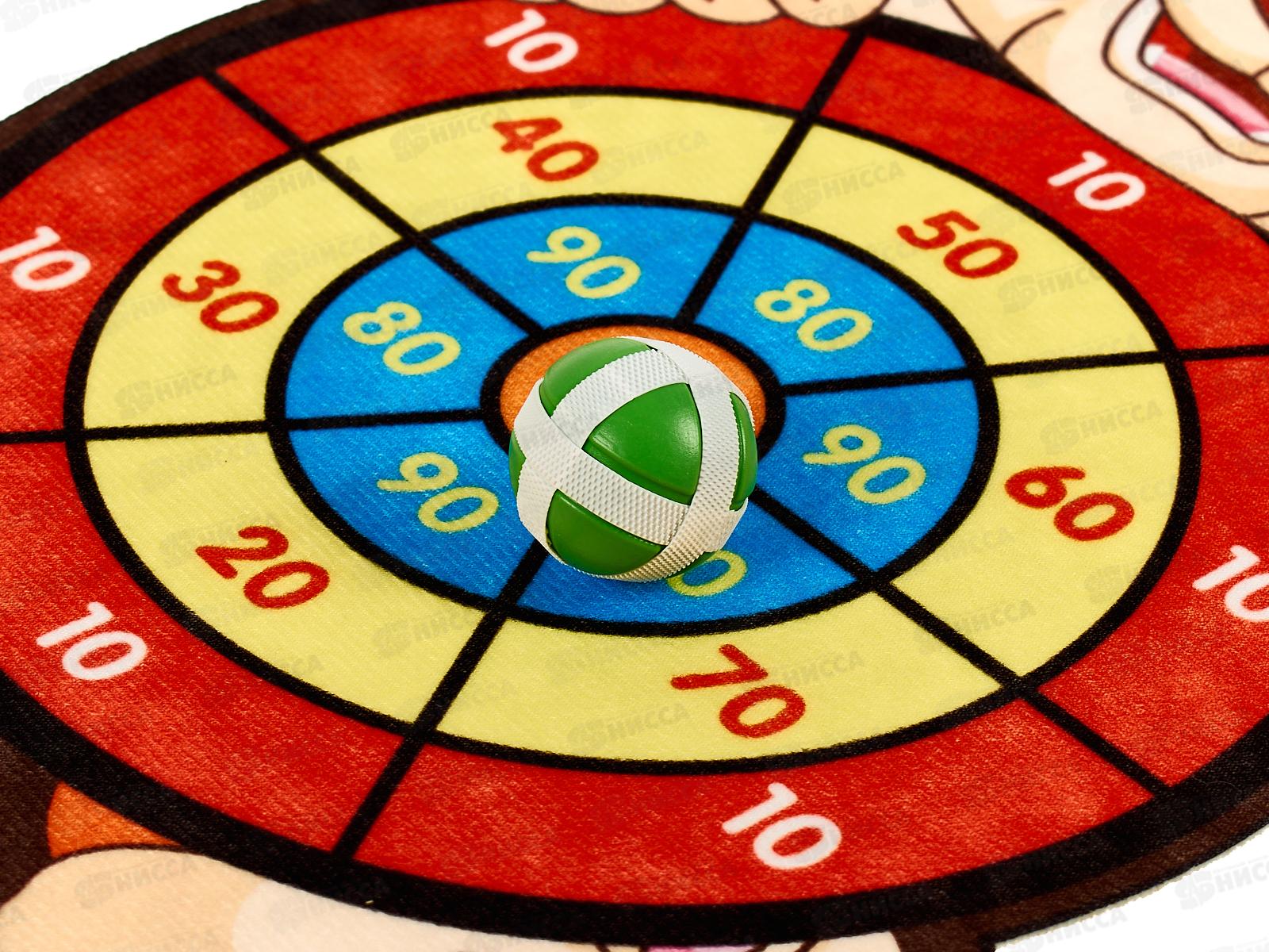 Дартс №3355-13 &quotТигруша&quot с шариками липучками, пакет 49*34*3,5