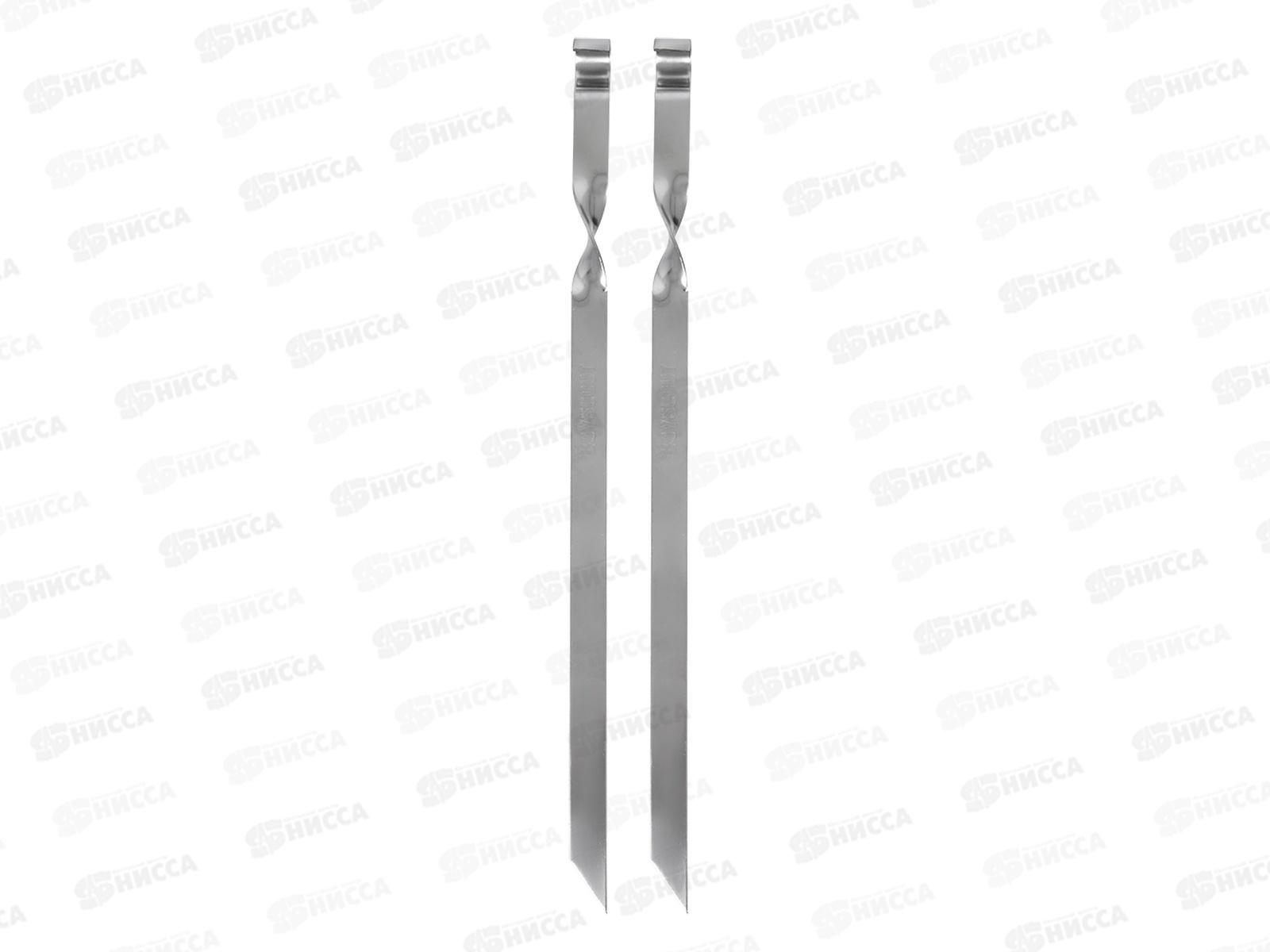 Шампура в наборе д/люля-кебаб BOYSCOUT 45см 2шт 61372  *12