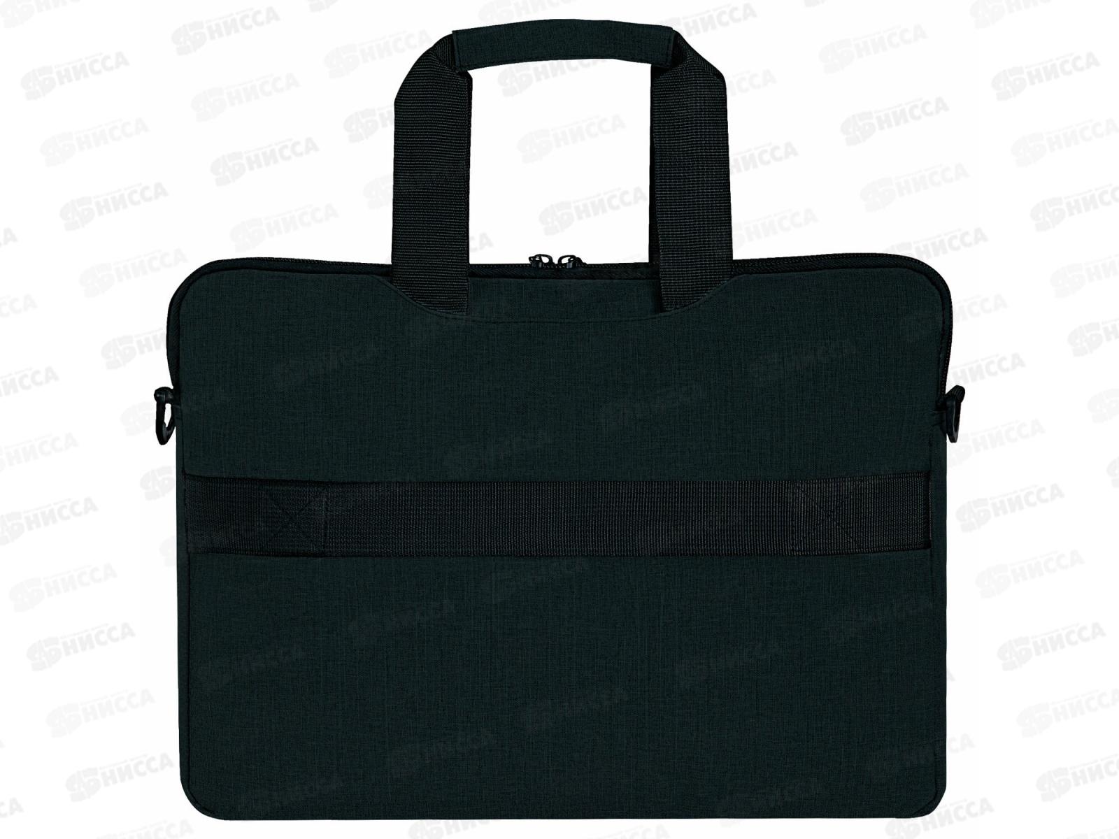 Сумка портфель ХЕЙКИ с отд д/ноутбука 28*38*3см черная 272594