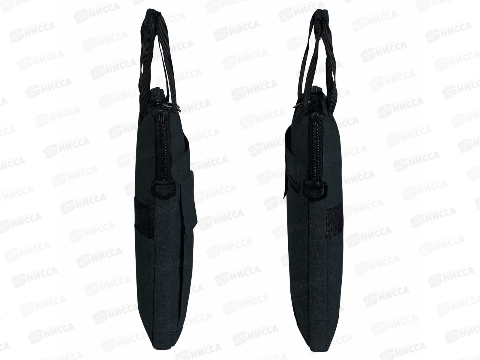 Сумка портфель ХЕЙКИ с отд д/ноутбука 28*38*3см черная 272594