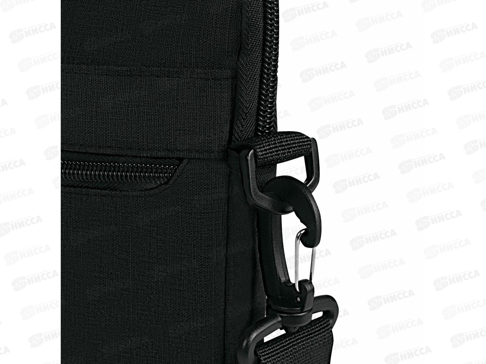 Сумка портфель ХЕЙКИ с отд д/ноутбука 28*38*3см черная 272594