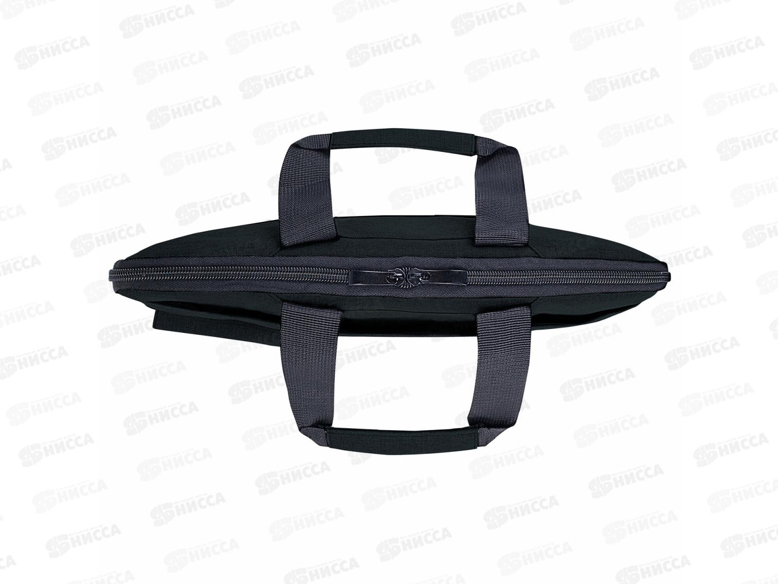 Сумка портфель ХЕЙКИ с отд д/ноутбука 28*38*3см черная 272594