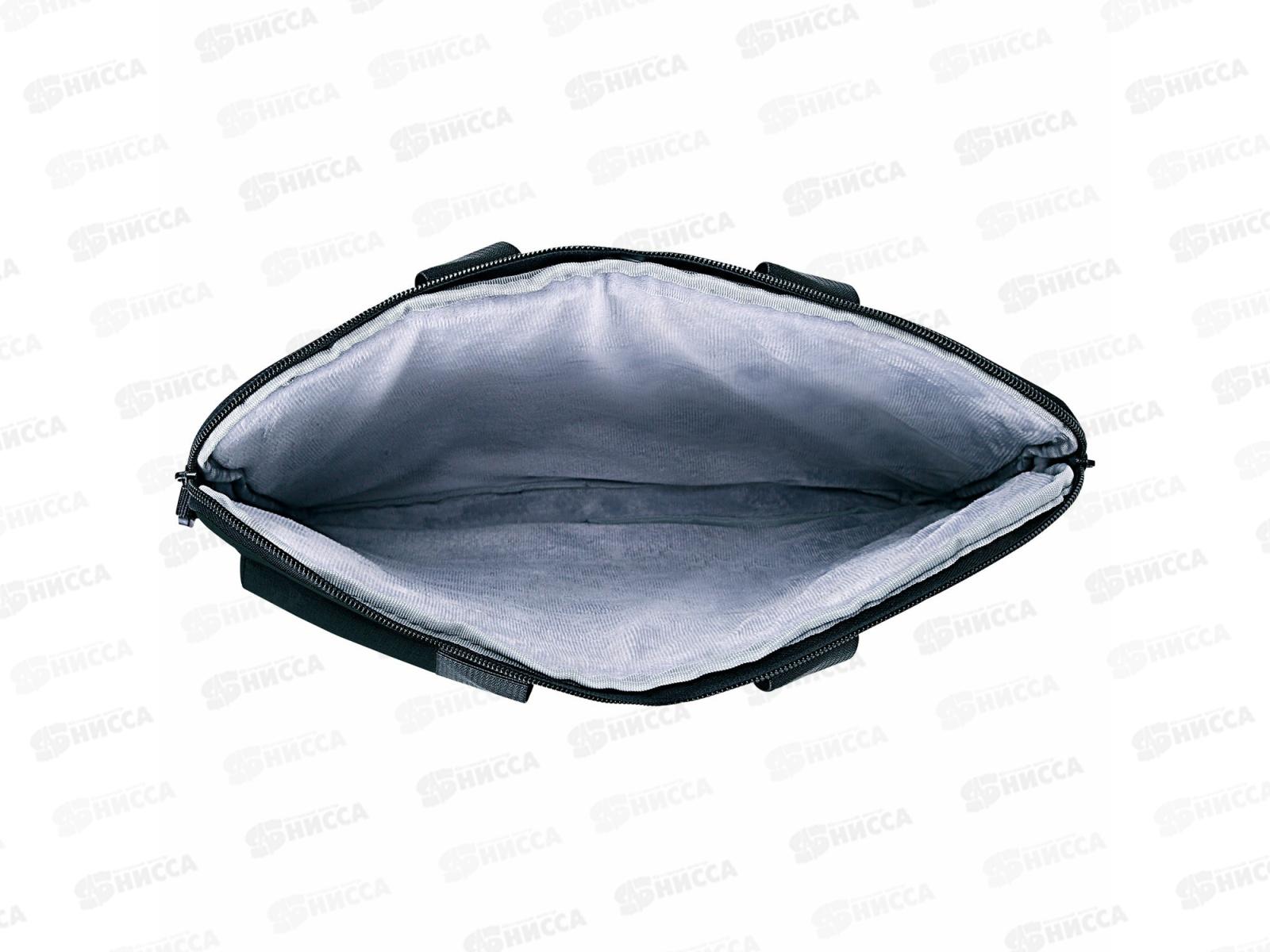 Сумка портфель ХЕЙКИ с отд д/ноутбука 28*38*3см черная 272594