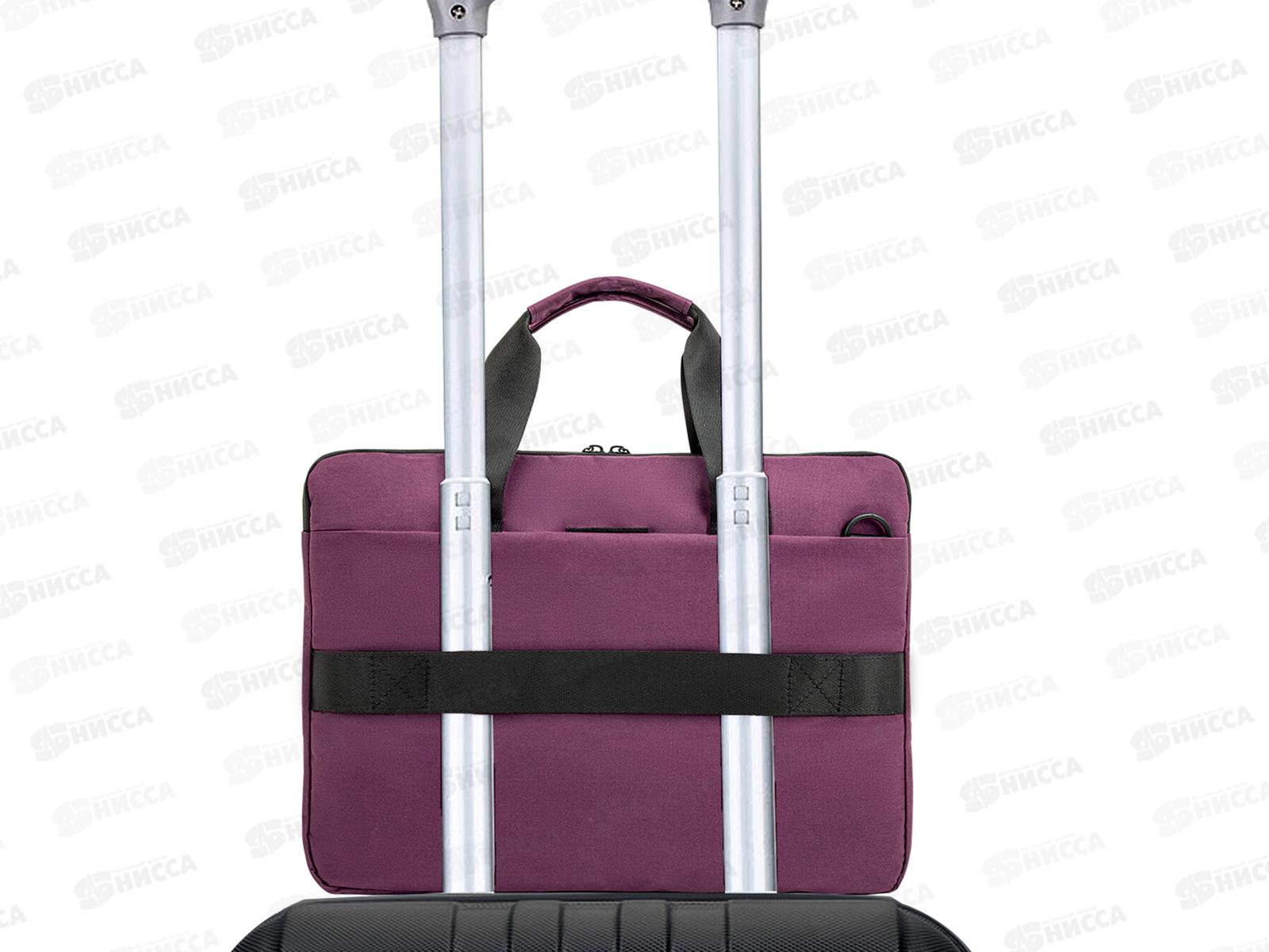 Сумка портфель ХЕЙКИ с отд д/ноутбука 28*39*3см бордовая 272596