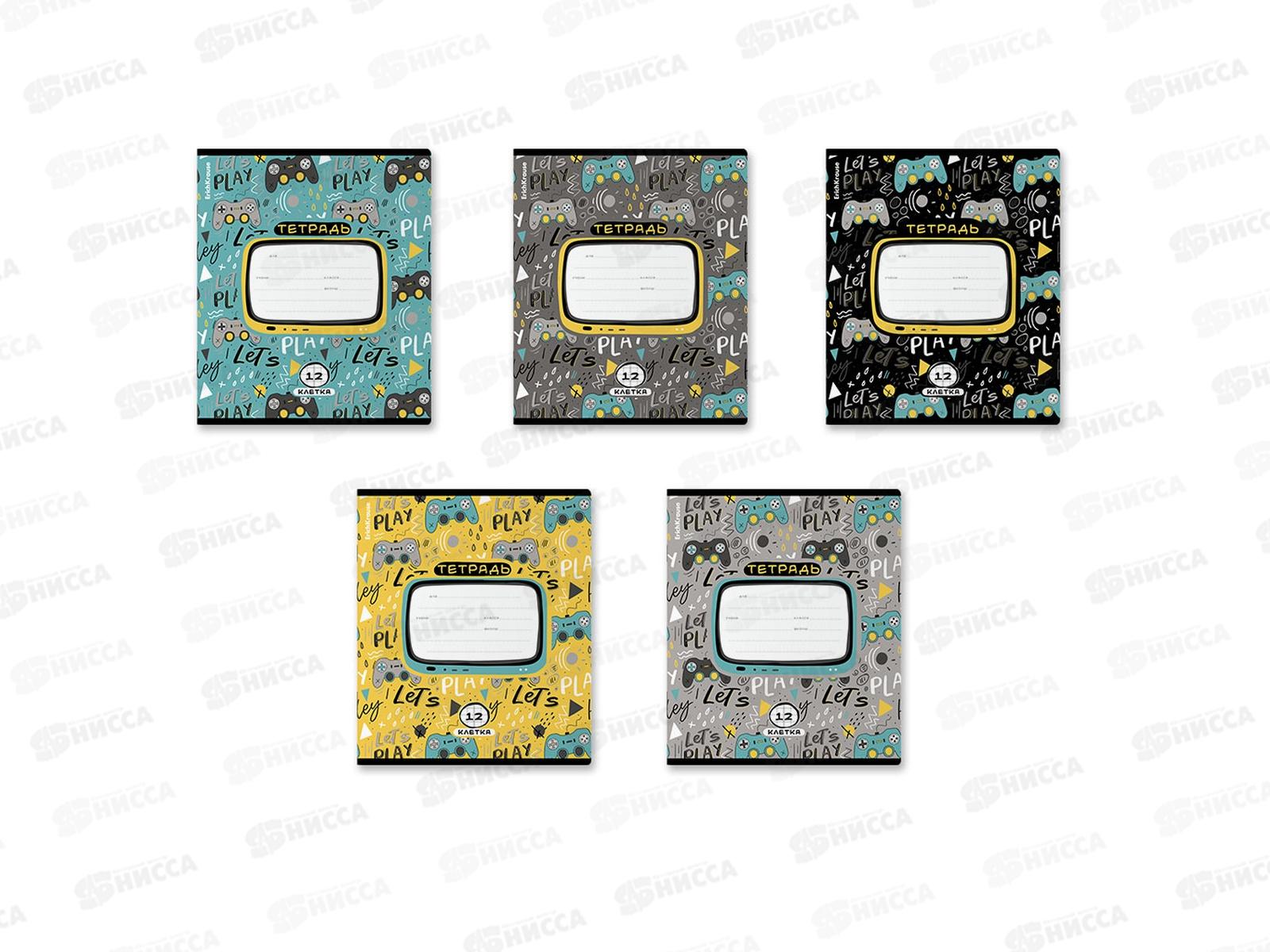 Тетрадь 12л кл. ПОЛИ Gamepad 58386 *10/280