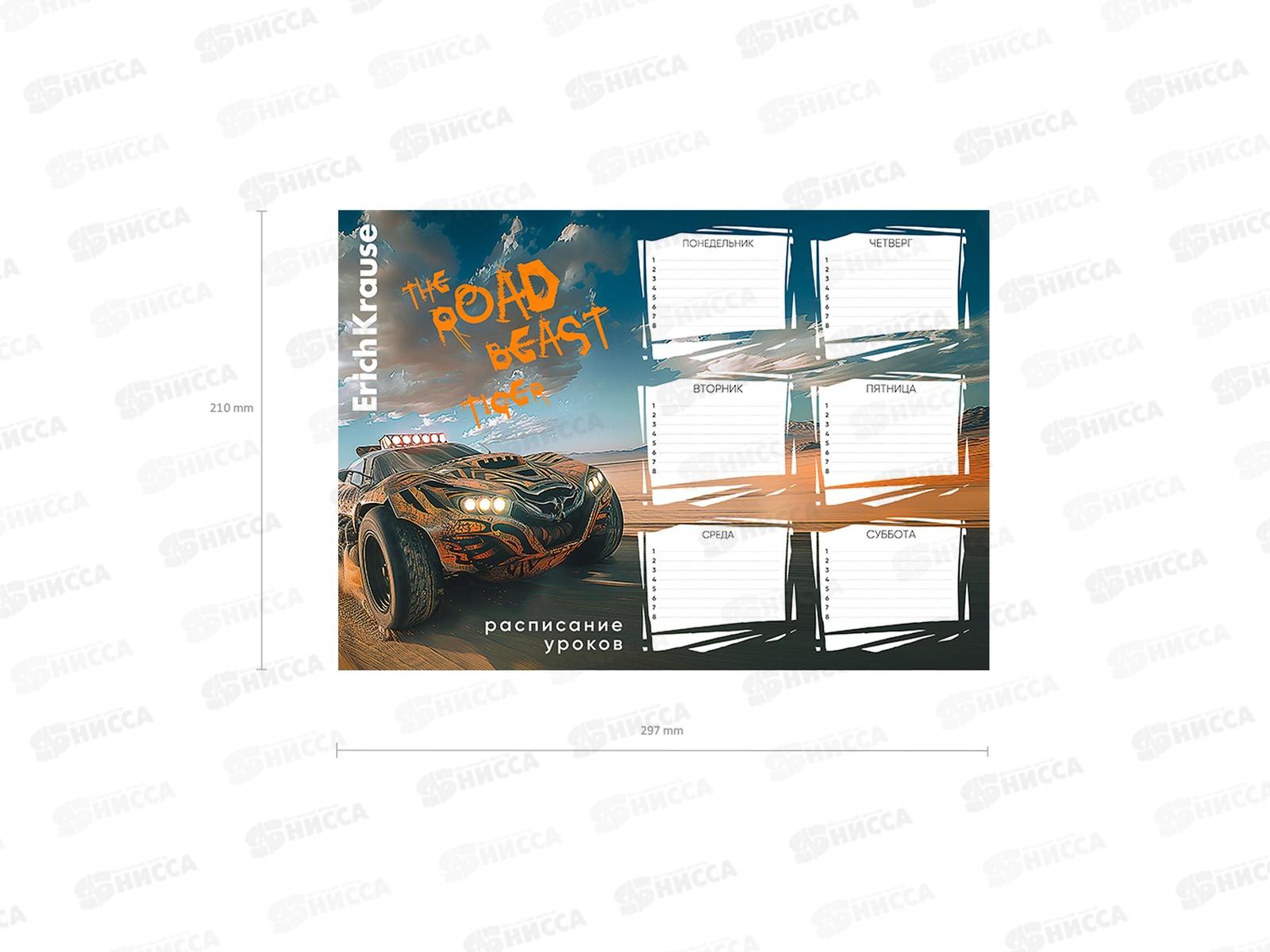 Расписание уроков А4 EK Road Beast 63481 *20