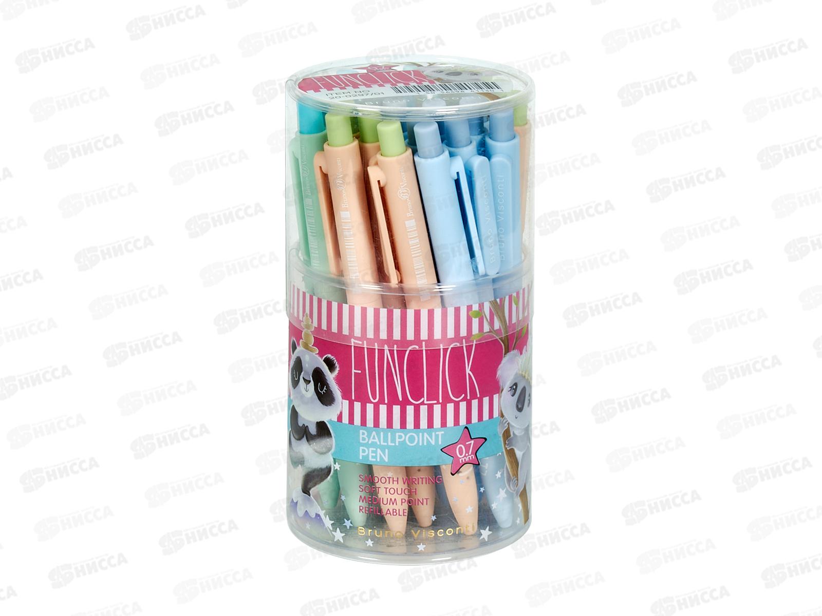 Ручка шар. FunClick Милота зашкаливает 0.7мм синяя,  20-0297/01 *27