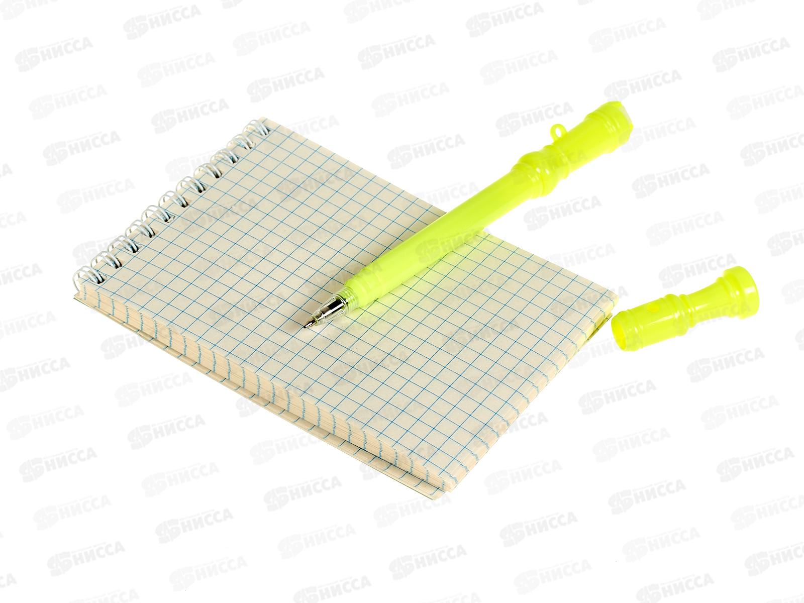 Блокнот 40л MAZARI А6 карт.обл.греб,+ ручка, M-17094 *14