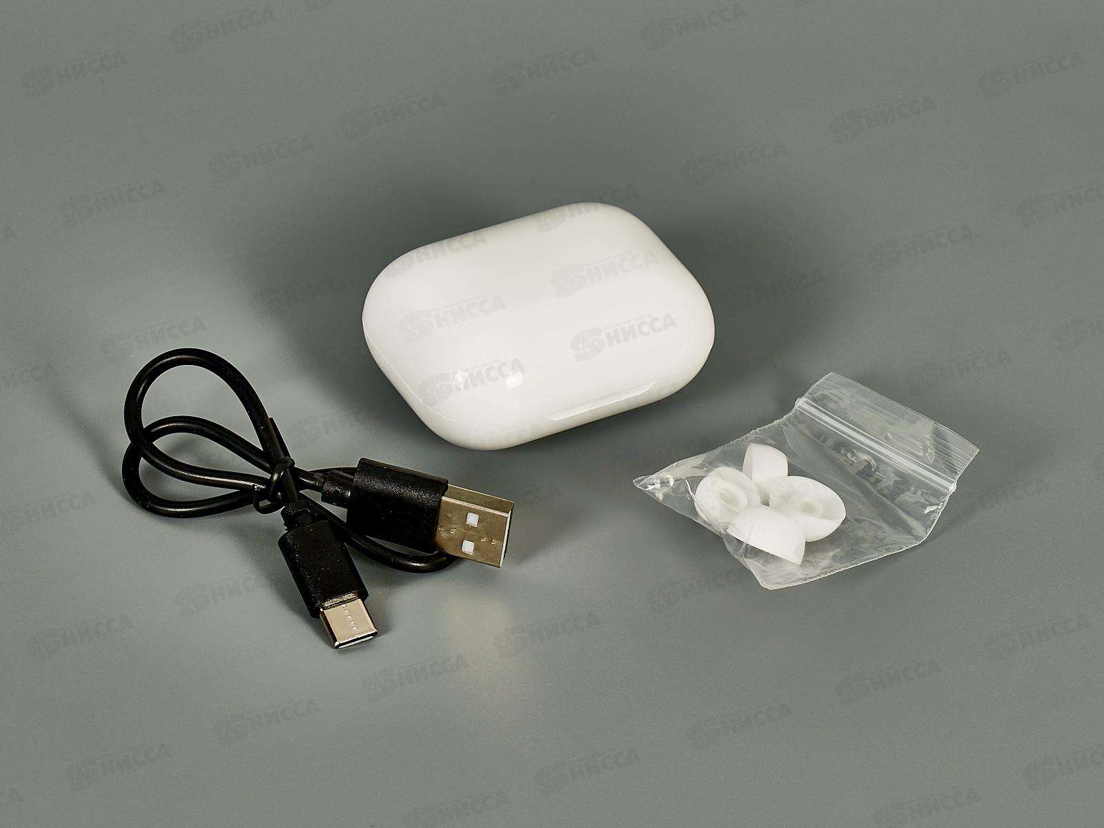 Наушники беспроводные BT Smart вакуумные More choice BW45S TWS бел *10