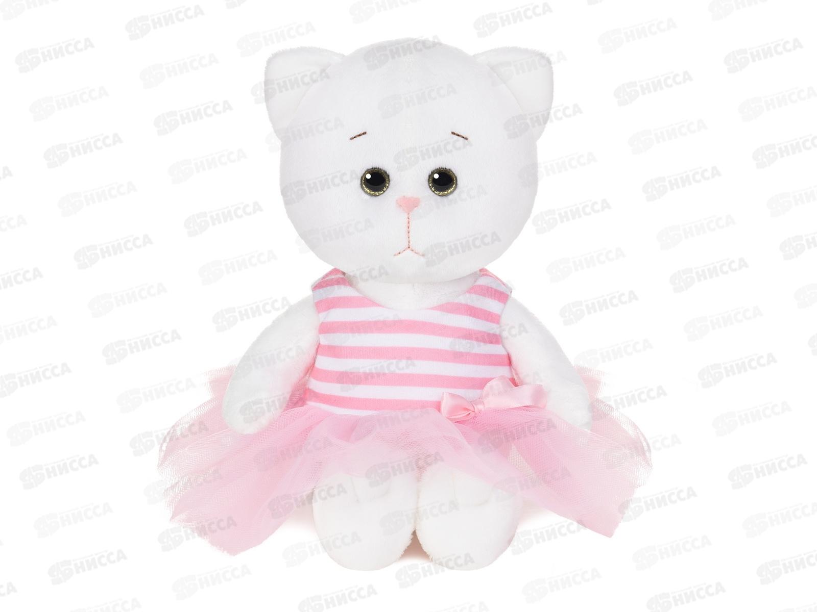 Мышель в полосатом розовом платье, 20см в коробке МТ-MRT-KM-0320249-20