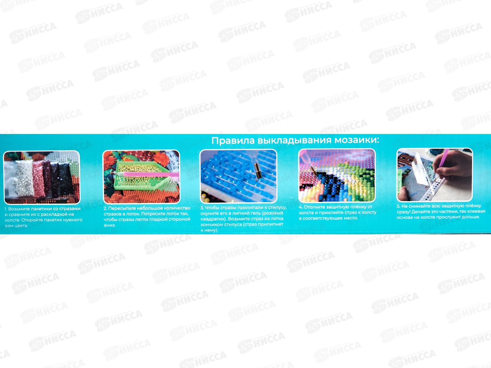 Алмаз. мозаика (класс.) 30х40см Девушка с шарами, НД-6339 без подр.