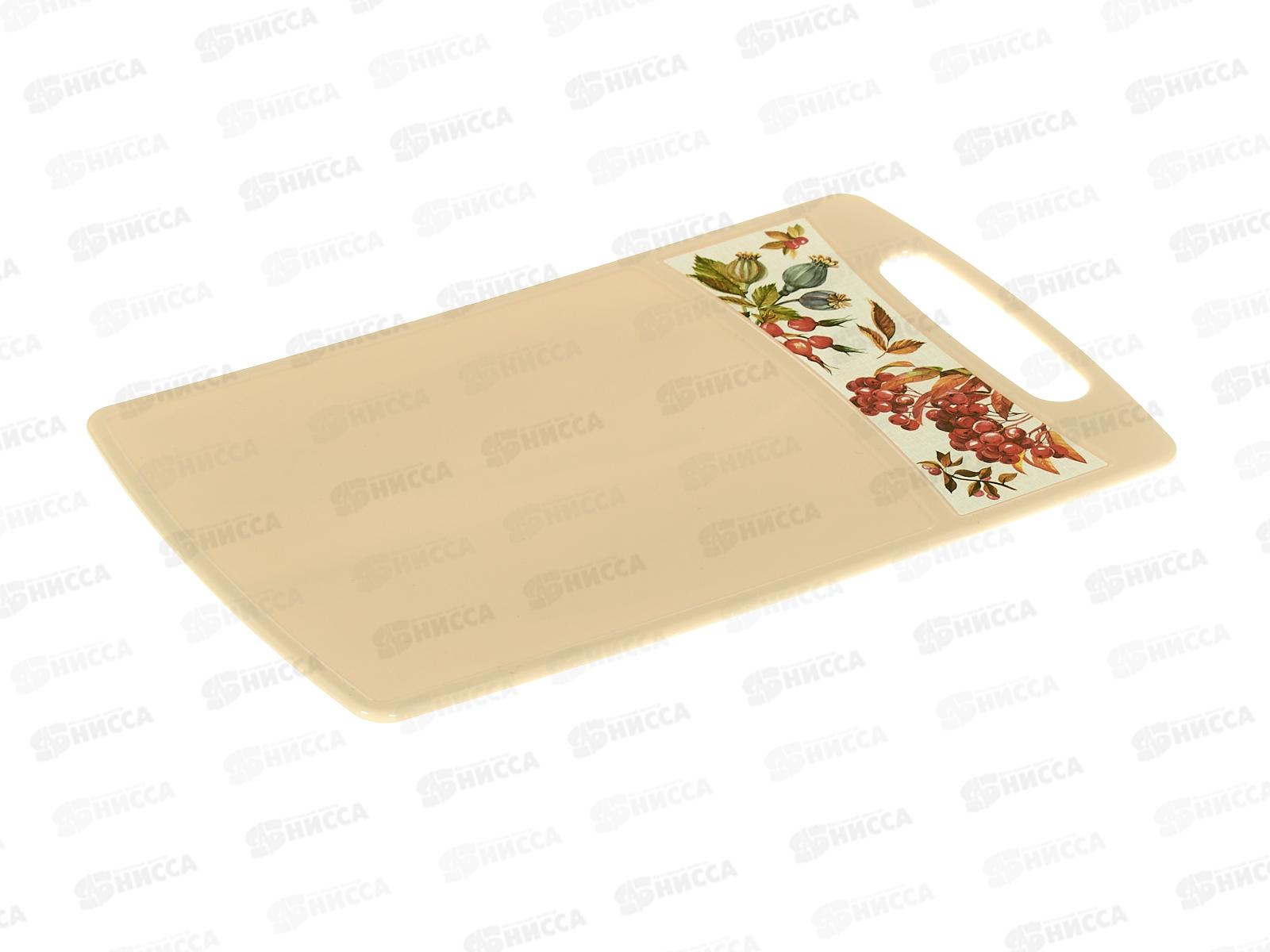 Доска раздел 260*155*3,5мм прямоуг с декор Бежевый 222142727/09 *20