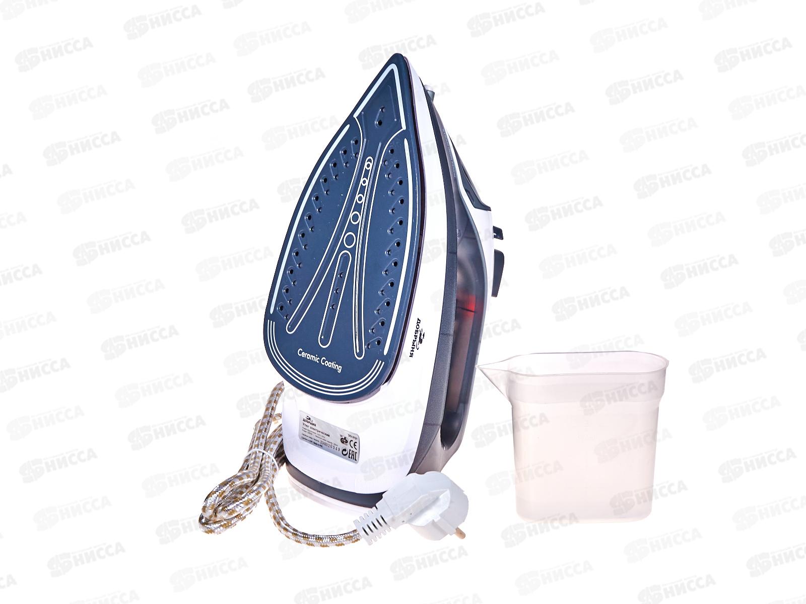 Утюг DO-3121 2200Вт черно-белый кер вер.отп Добрыня