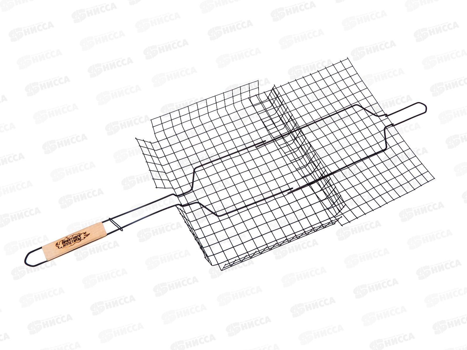 Решетка д/барбекю &quotБольшая&quot глубокая 41*33,5*6см  СП0306/оксид