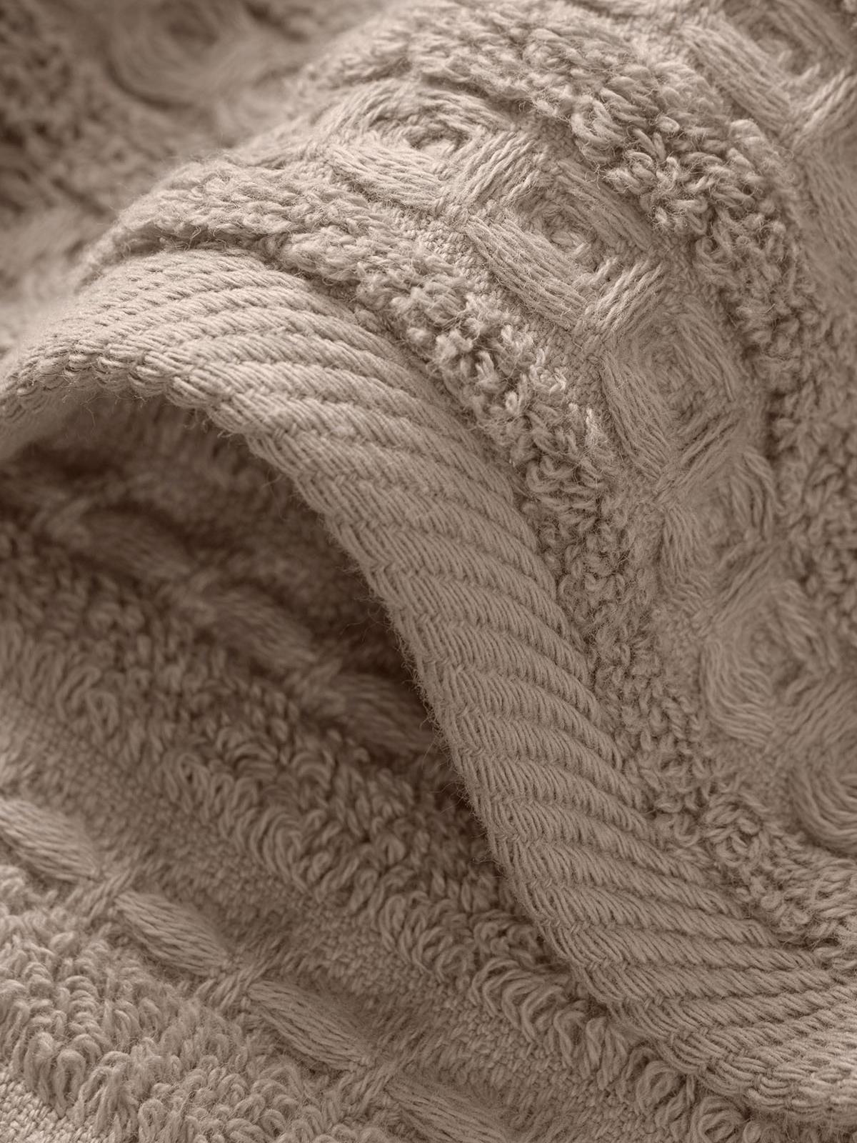 Полотенце 70*140 MX43 Verossa Pigue texture Кофе