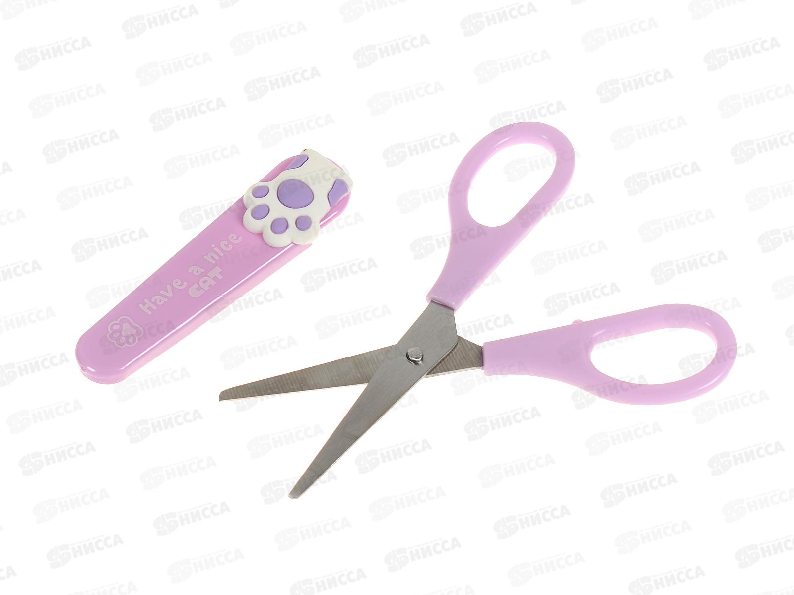 Ножницы дет. MAZARI M-5638 138мм, пл.лезвия, асс. *24/480