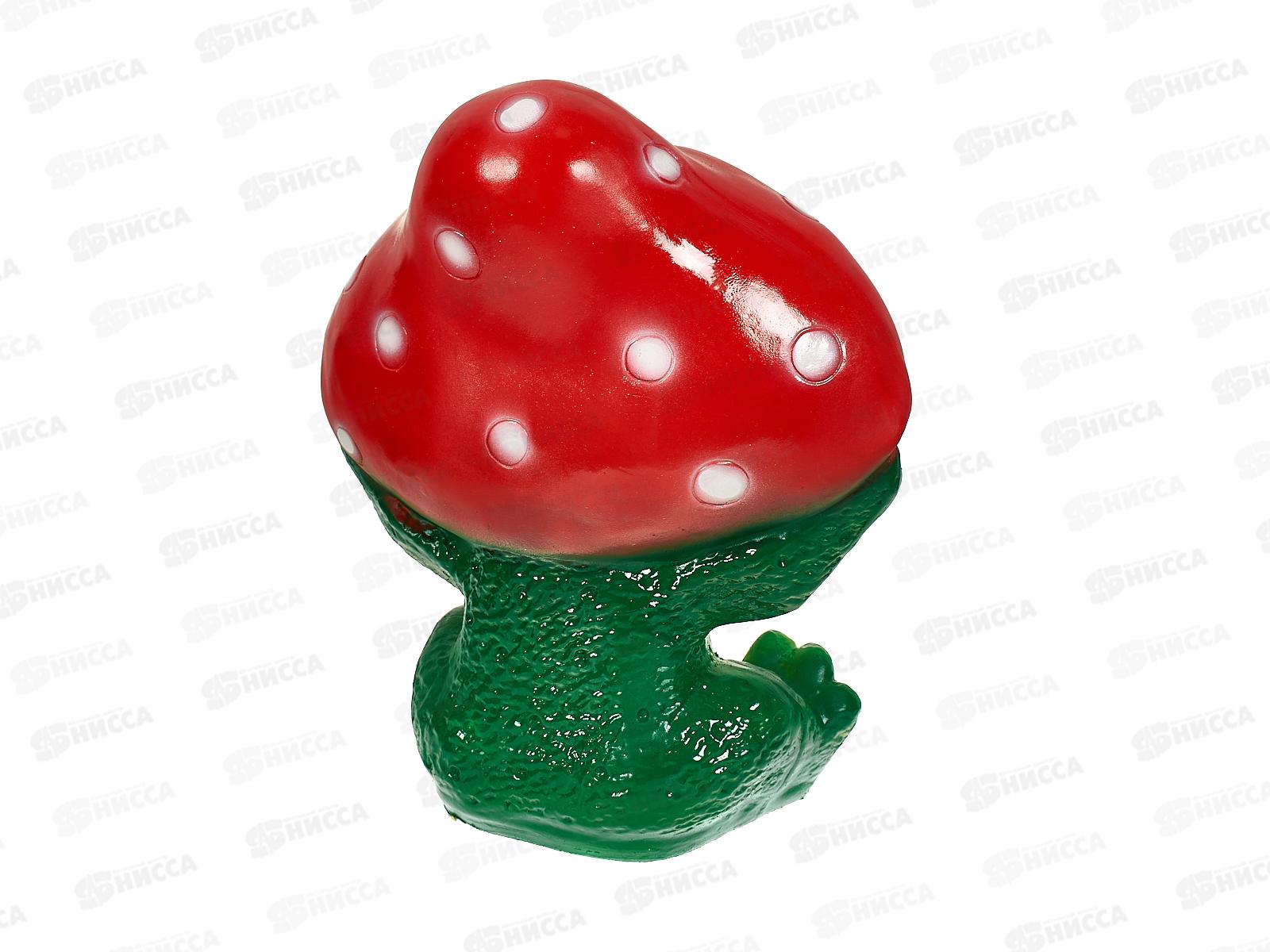 Фигура садовая из гипса &quotЛягушка под мухомором&quot (300*250мм) арт.7