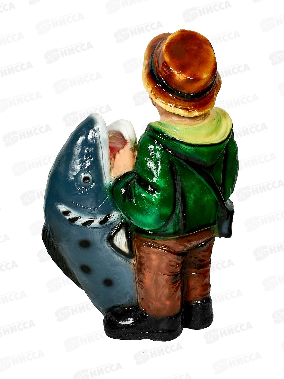 Фигура садовая из гипса &quotРыбак&quot (400*700мм) арт.342