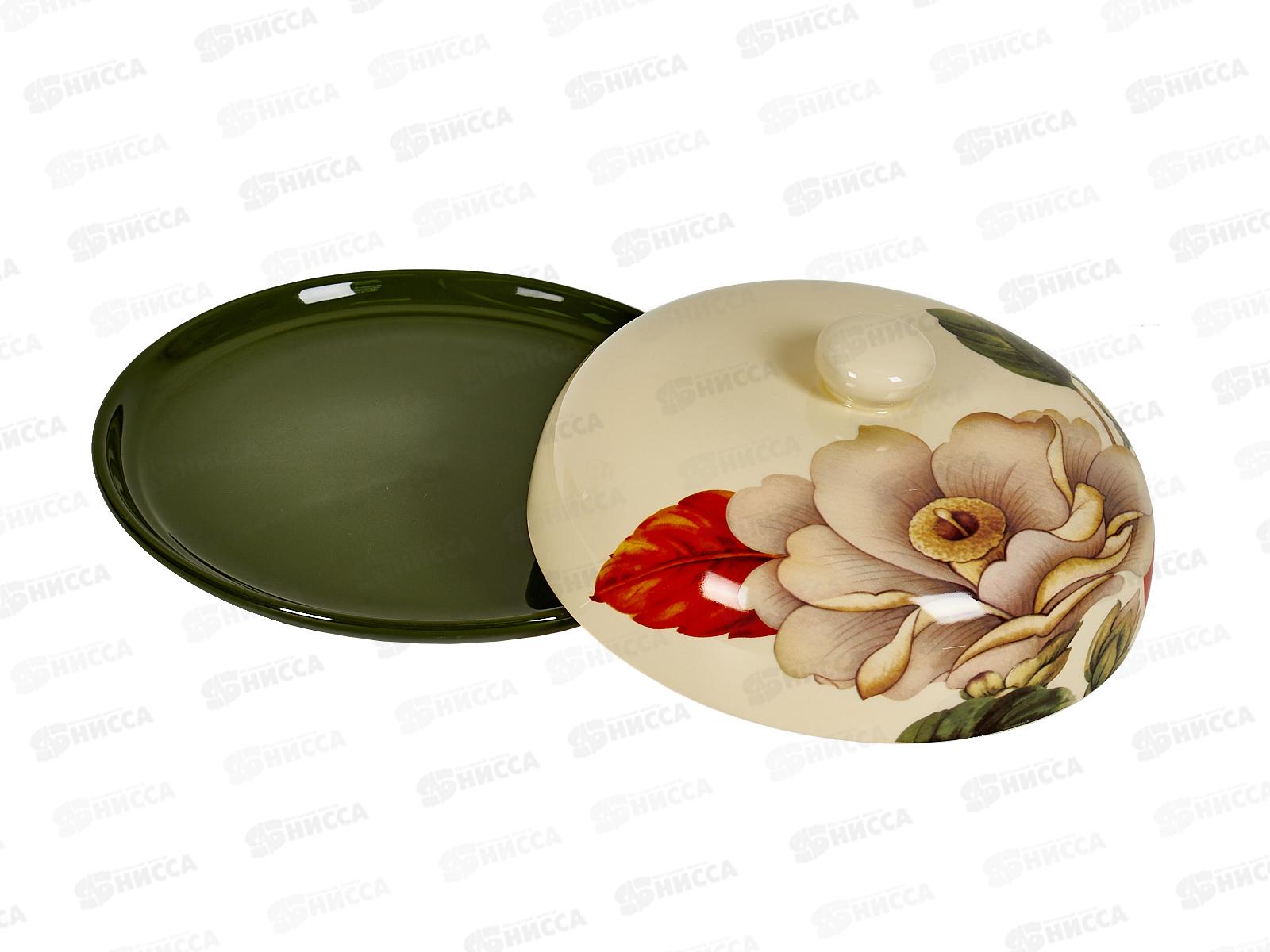 Блюдо для блинов с крышкой HC604R-H08 Камилла п/уп 870126